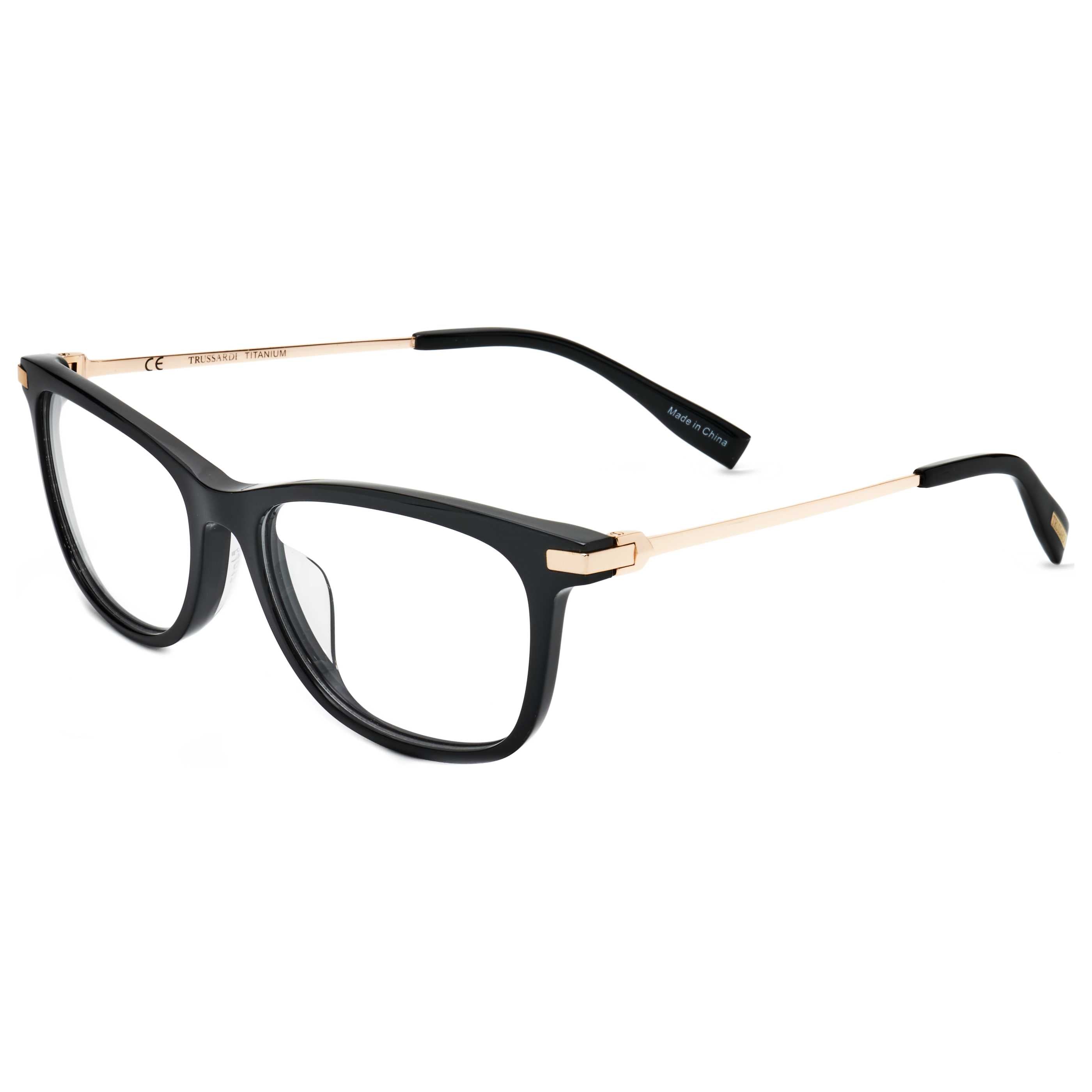 Preloved - Trussardi VTR104T70054 Eyeglasses — Black by Preloved - Trussardi