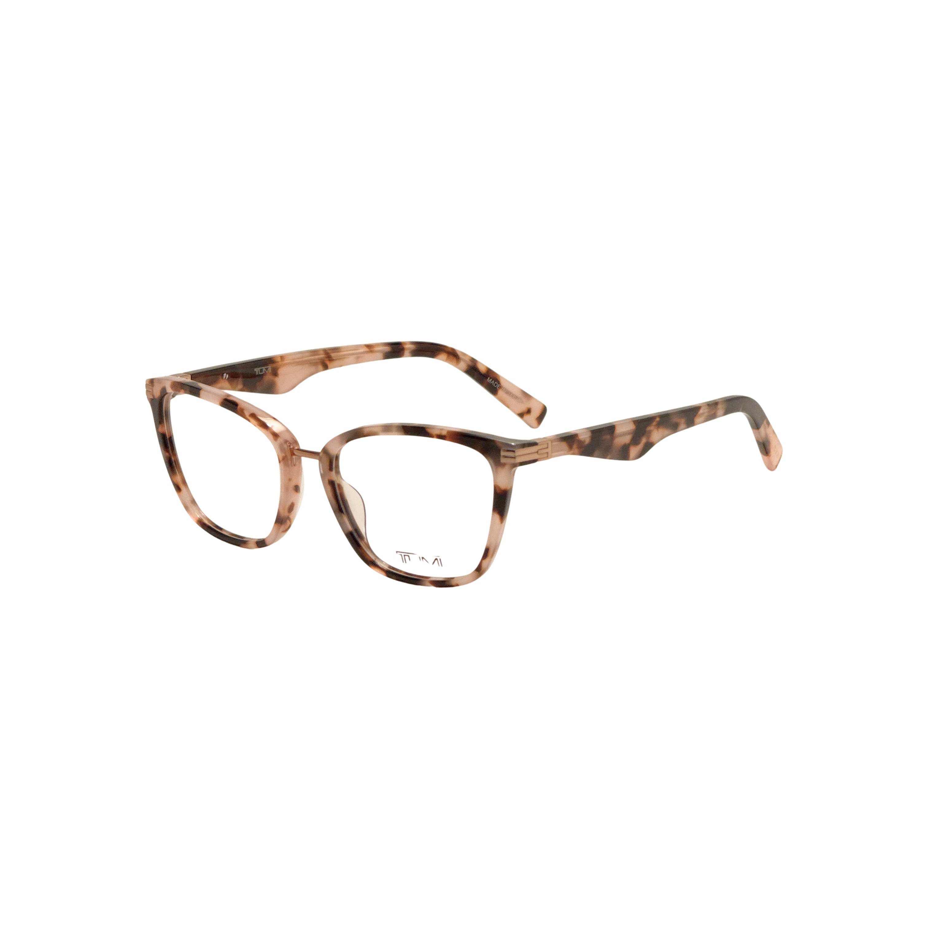 Preloved - Tumi VTU016530Z13 Tortoiseshell Acetate Eyeglasses — Pink by Preloved - Tumi