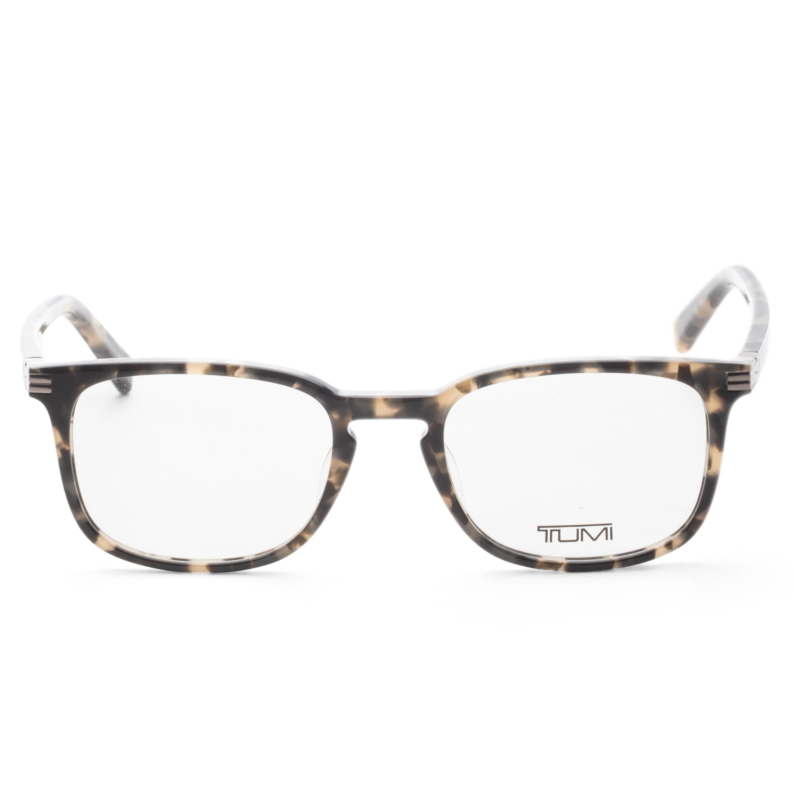 Preloved - Tumi VTU0185206K3 Tortoiseshell Eyeglasses — Grey Havana, view 3