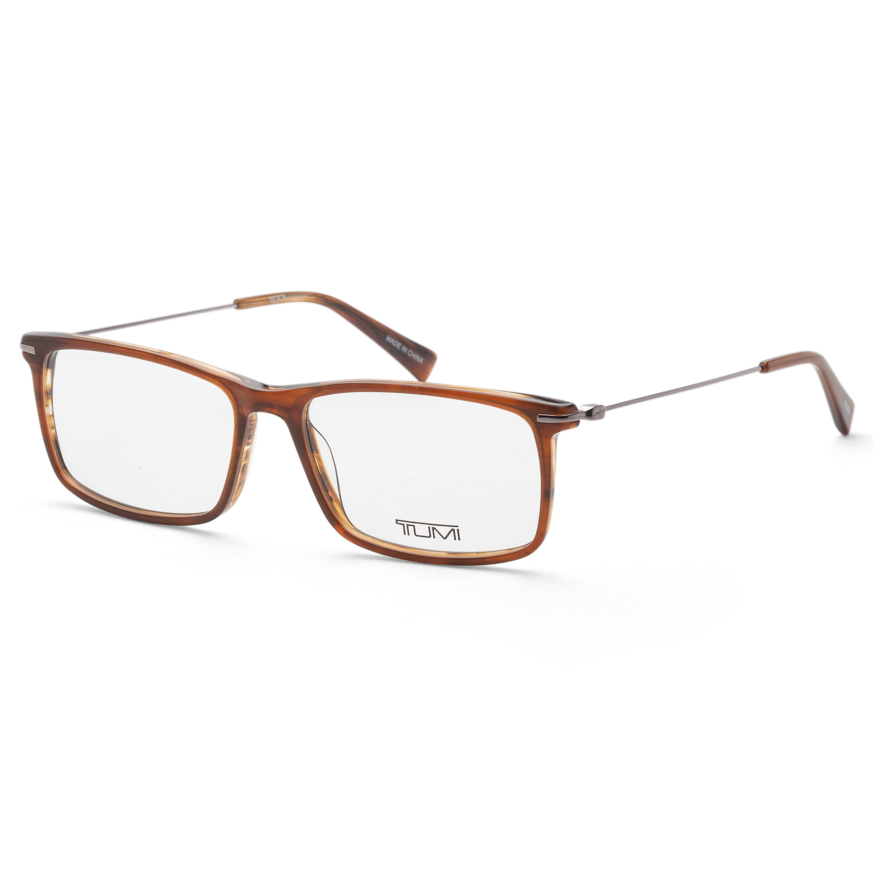 Preloved - Tumi VTU0195703BQ Brown Acetate Eyeglasses — Brown by Preloved - Tumi
