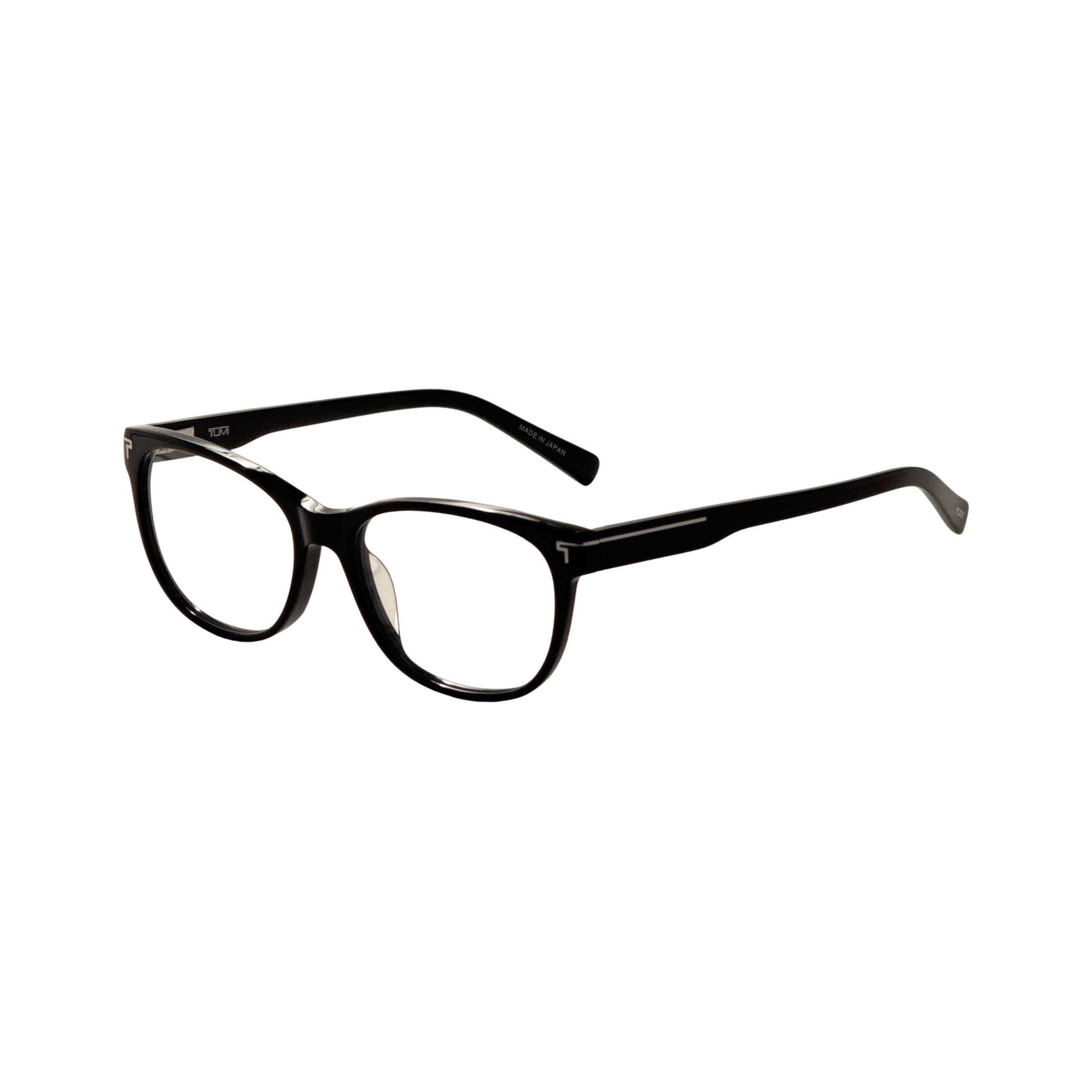 Preloved - Tumi VTU517520700 Black Acetate Eyeglasses — Black by Preloved - Tumi