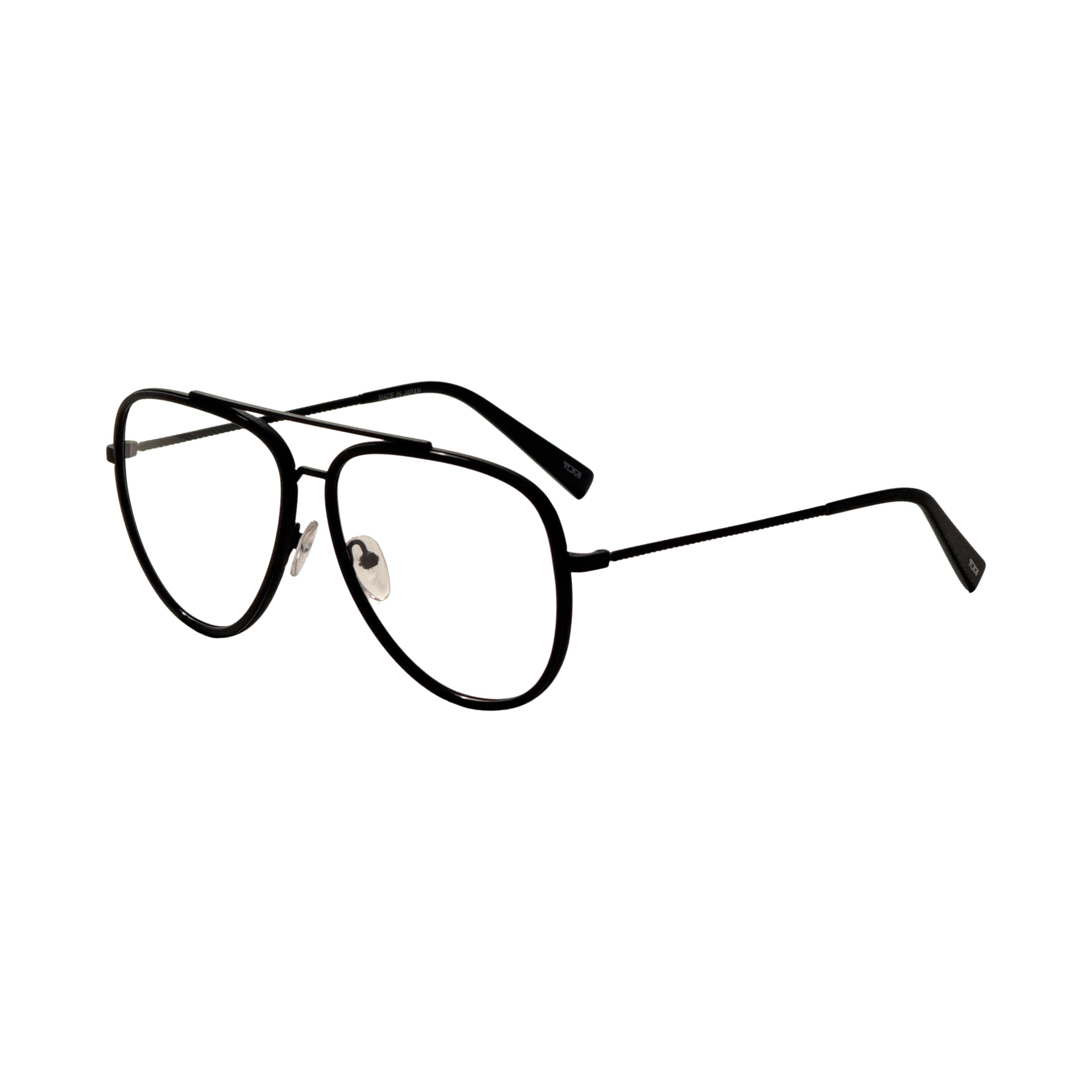 Preloved - Tumi VTU530601BLA Aviator Metal Eyeglasses — Black by Preloved - Tumi