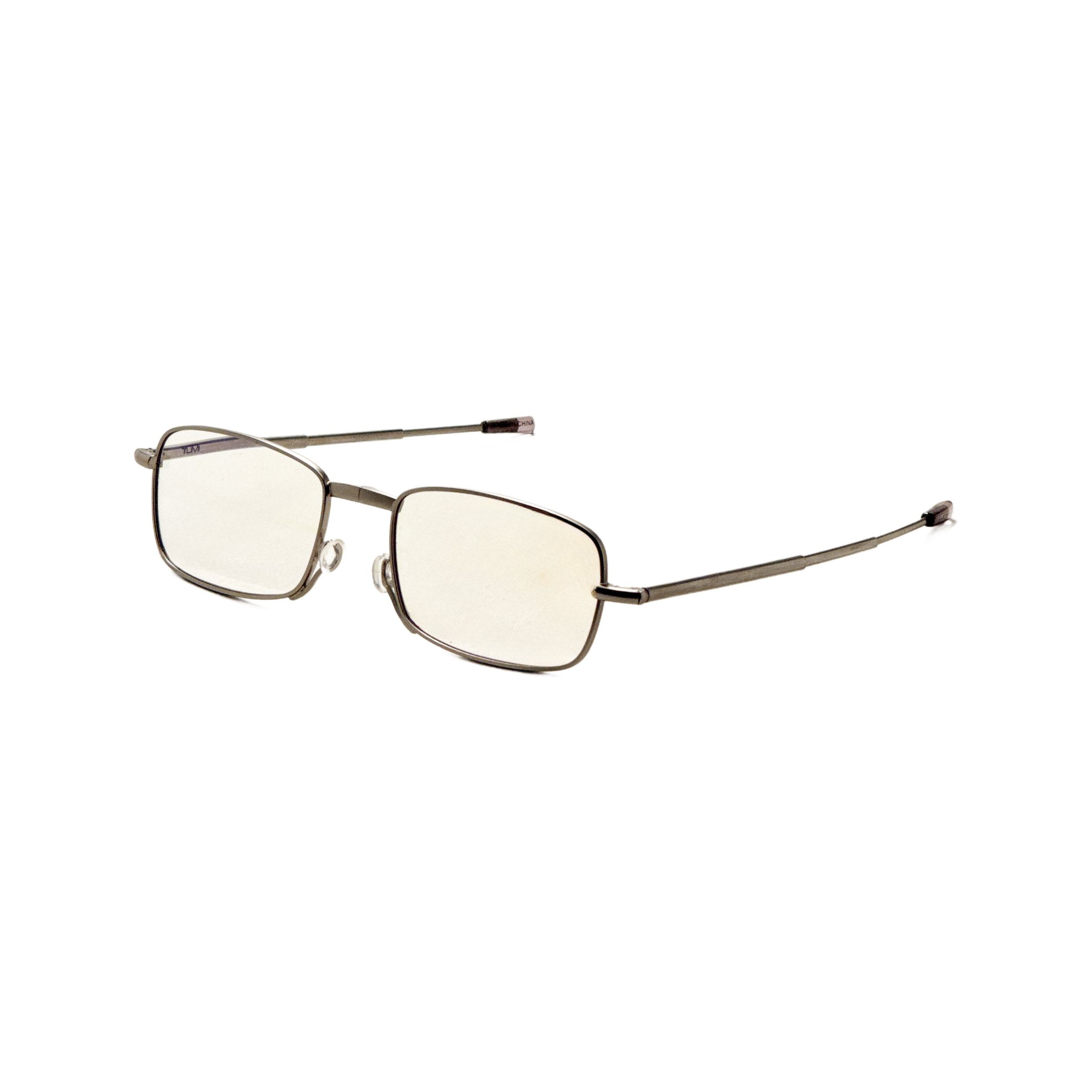 Preloved - Tumi VTU802100SIL Metal Frame Eyeglasses — Gunmetal by Preloved - Tumi