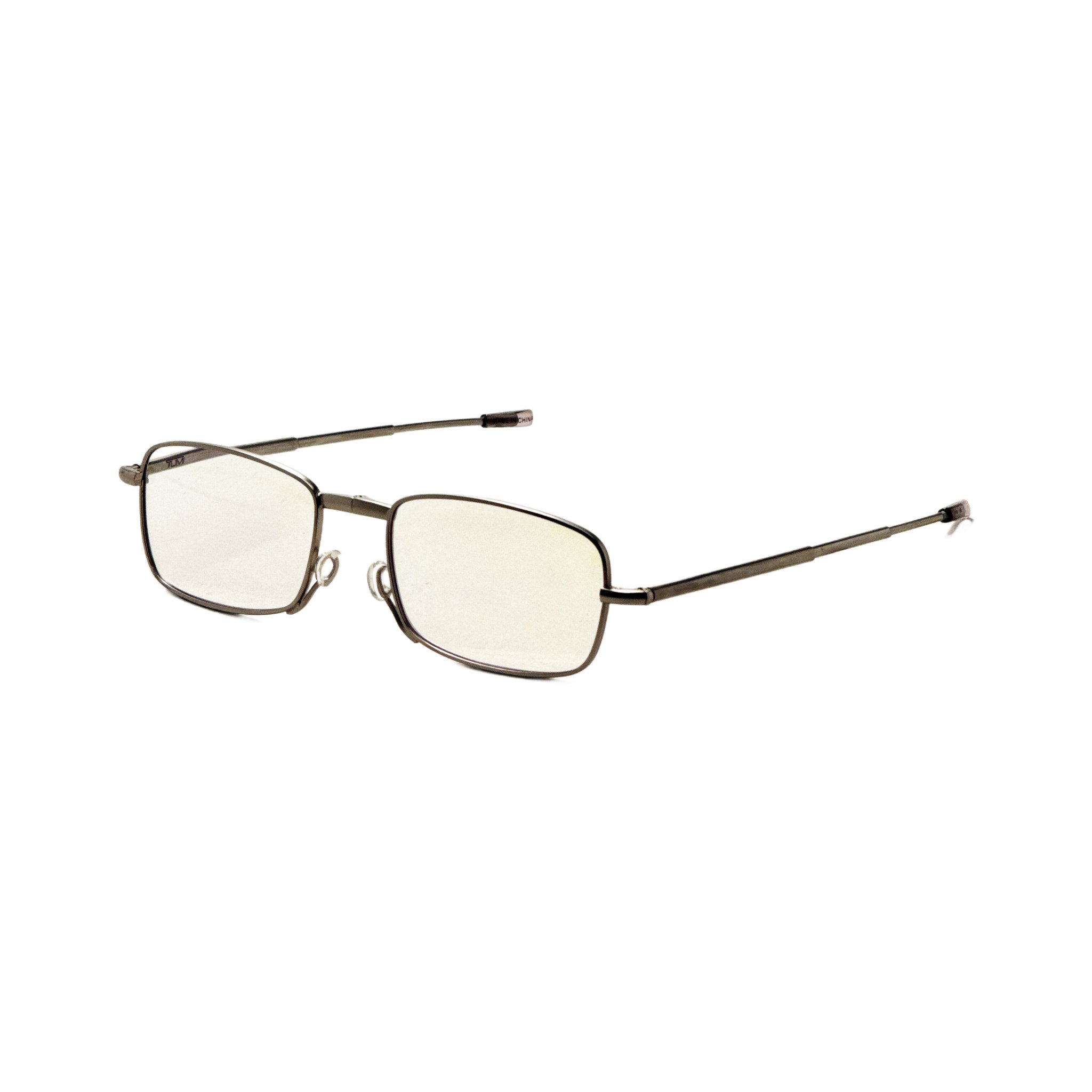 Preloved - Tumi VTU802150SIL Metal Frame Eyeglasses — Gunmetal by Preloved - Tumi