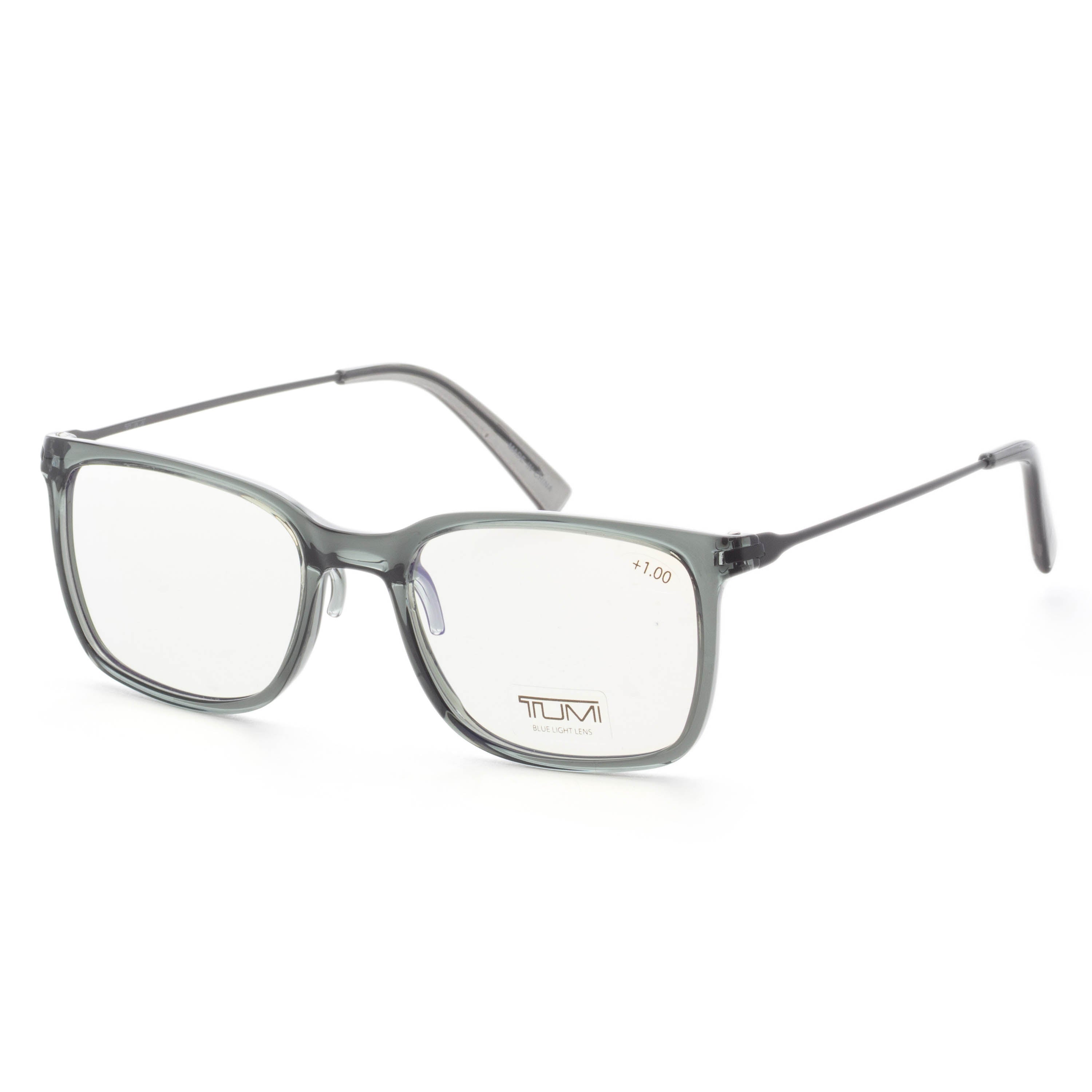Preloved - Tumi VTU803530TEA10 Crystal Acetate Eyeglasses — Gray by Preloved - Tumi