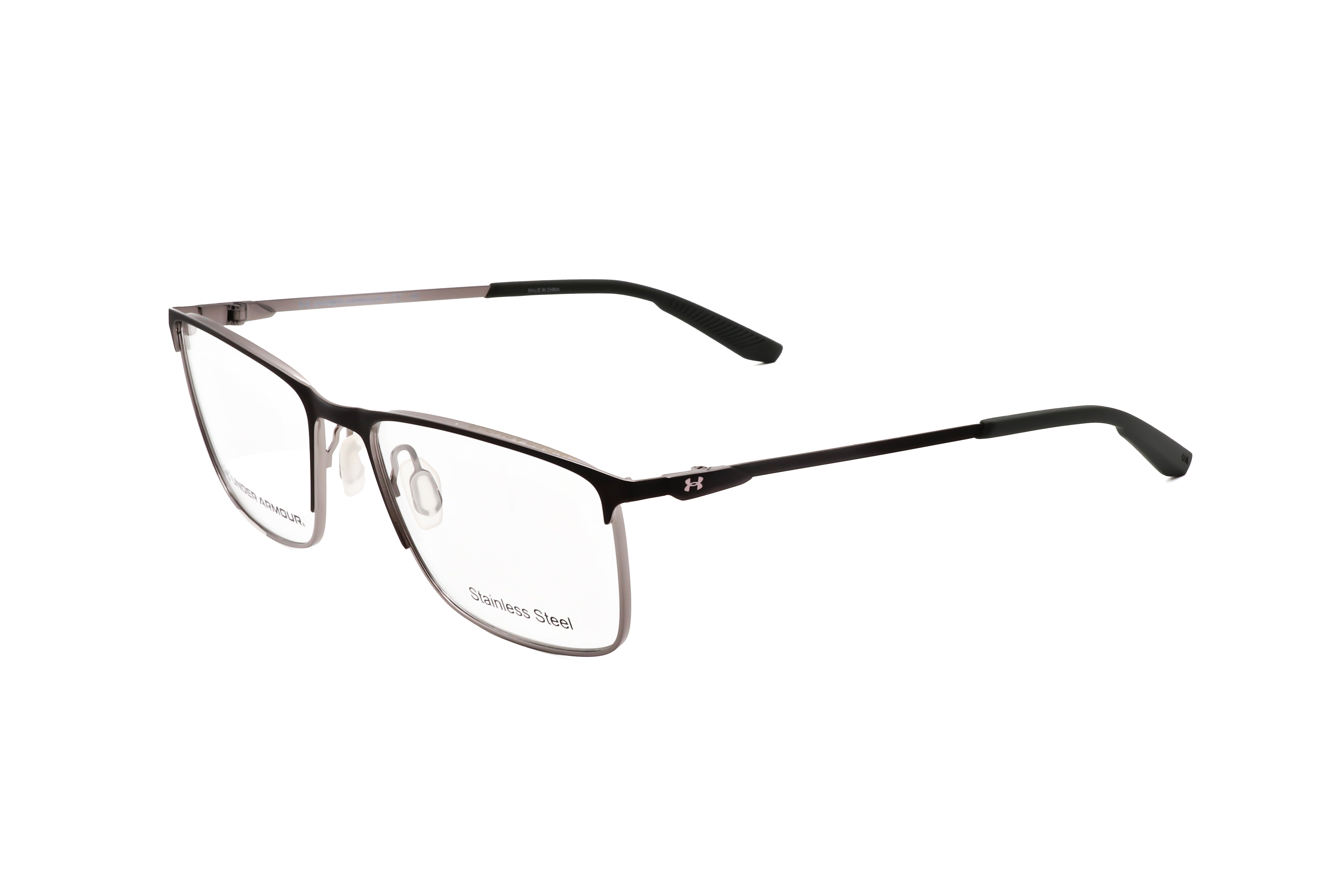 Preloved - Under Armour UA5006G09Q55 Metal Browline Eyeglasses — Black by Preloved - Under Armour
