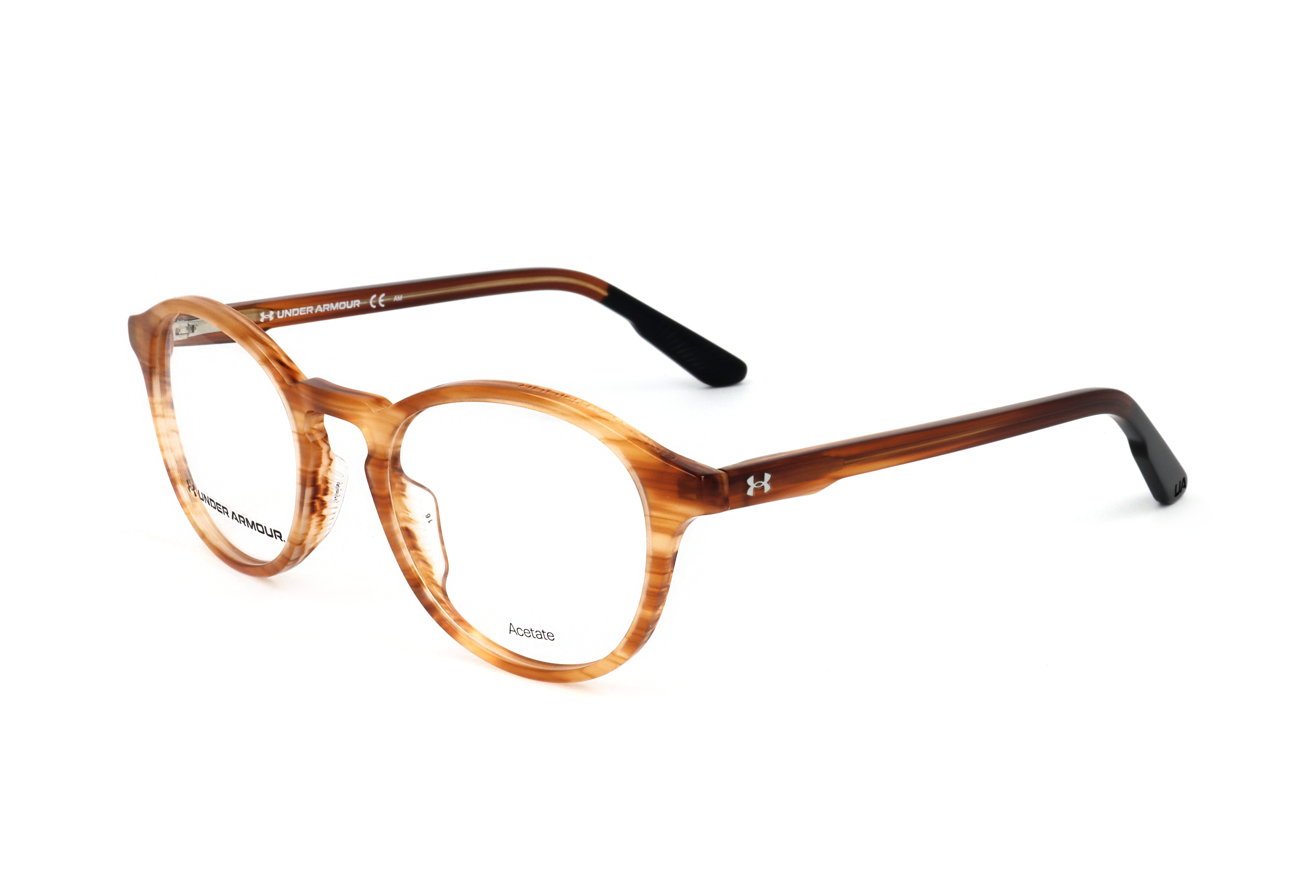Preloved - Under Armour UA5017GEX450 Brown Horn Eyeglasses — Brown by Preloved - Under Armour