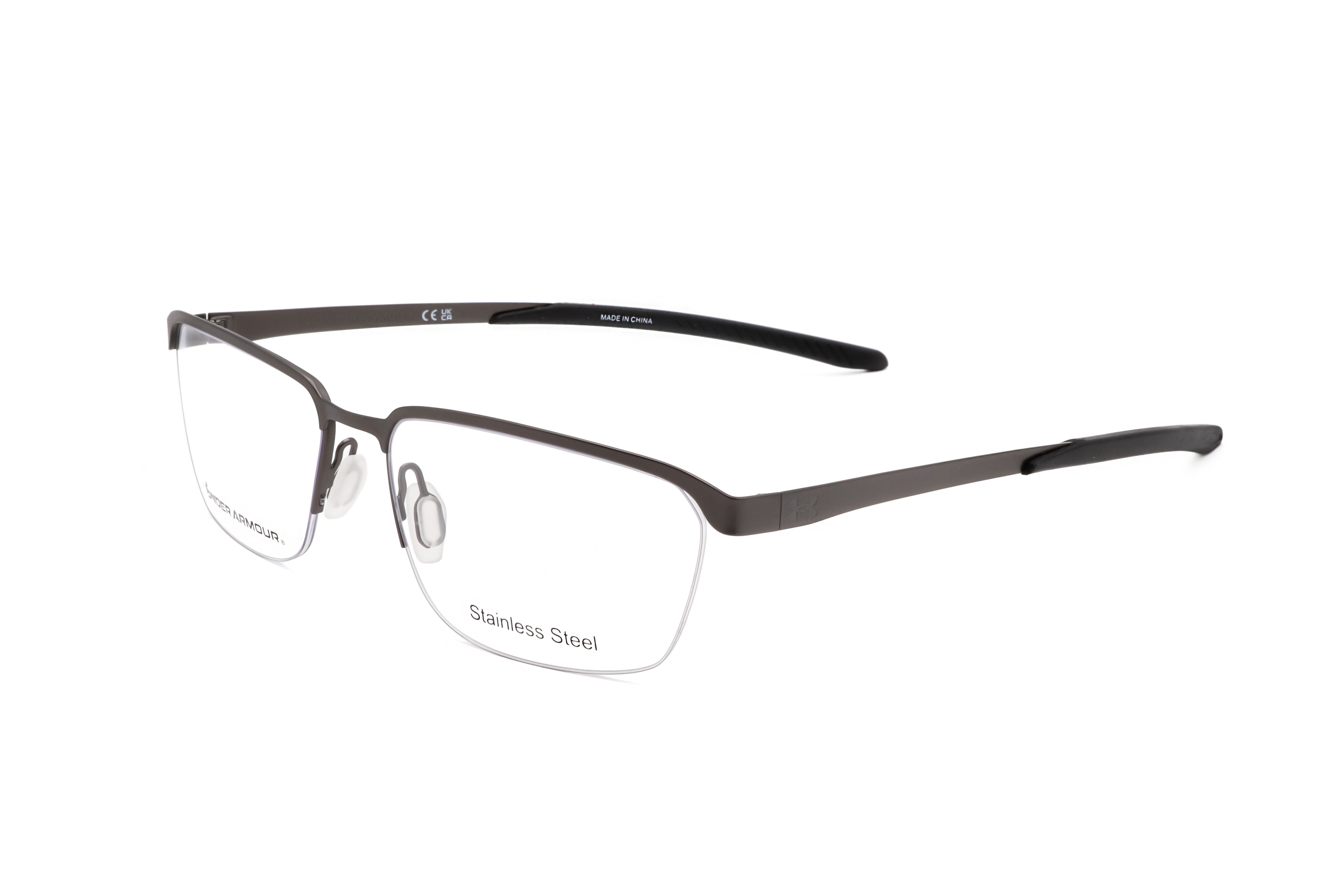 Preloved - Under Armour UA5051GR8056 Stainless Steel Eyeglasses — Gray by Preloved - Under Armour