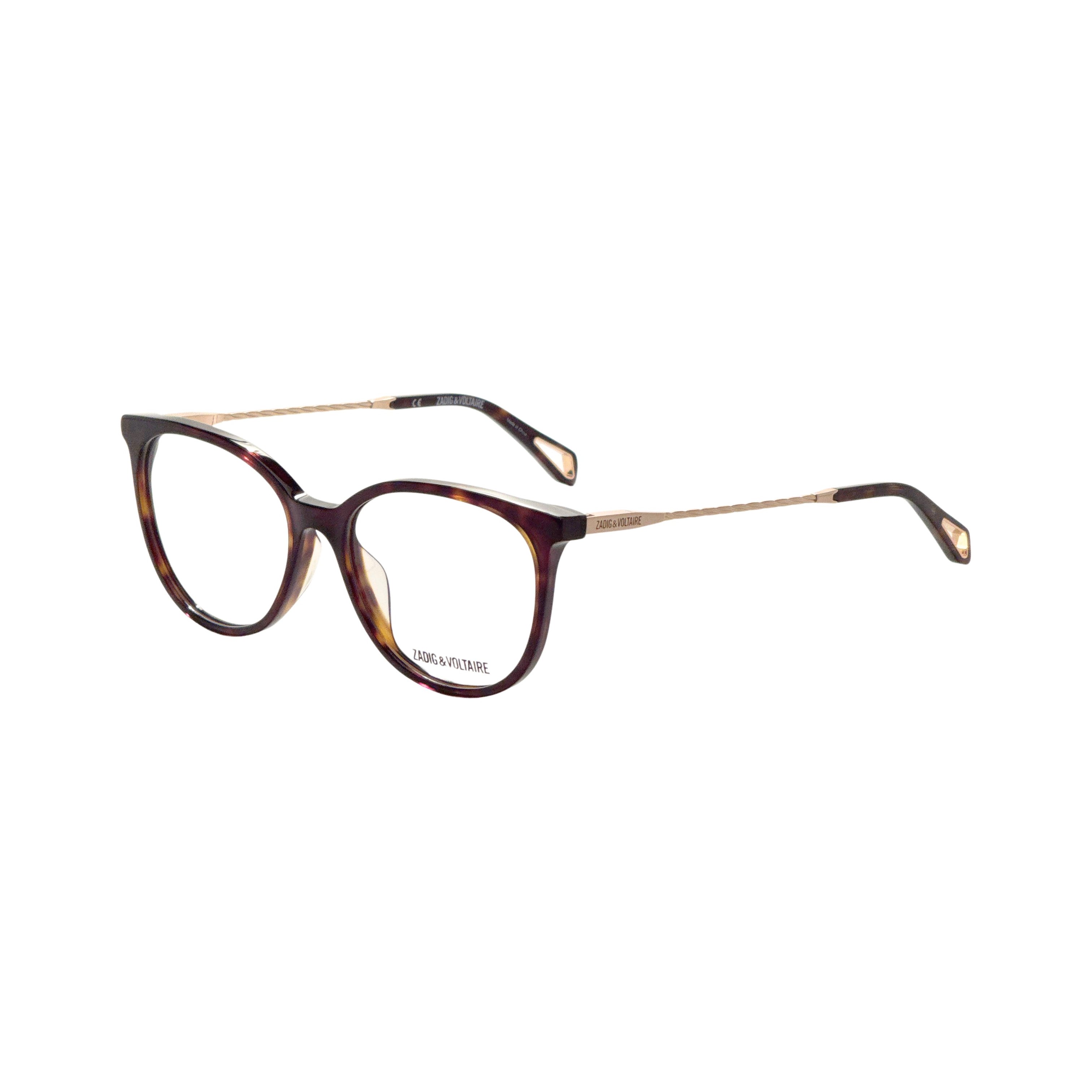 Preloved - Zadig & Voltaire VZV288520722 Eyeglasses — Dark Havana by Preloved - Zadig & Voltaire