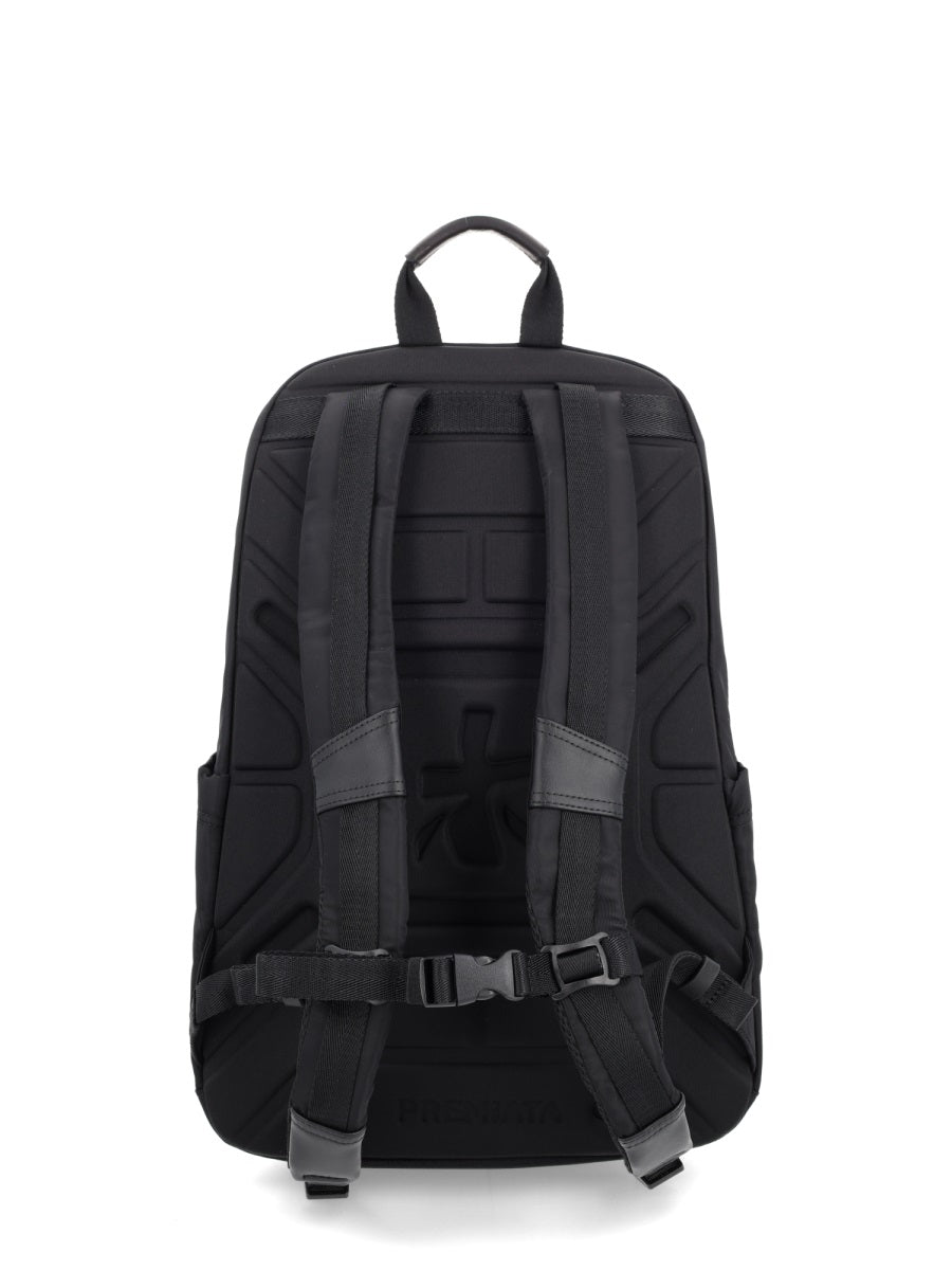 Premiata Technical Blend Backpack — Black, view 2