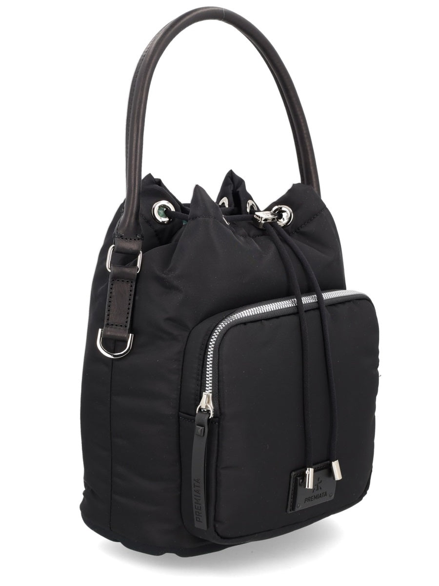 Premiata Mia Shoulder Bag — Black, view 4