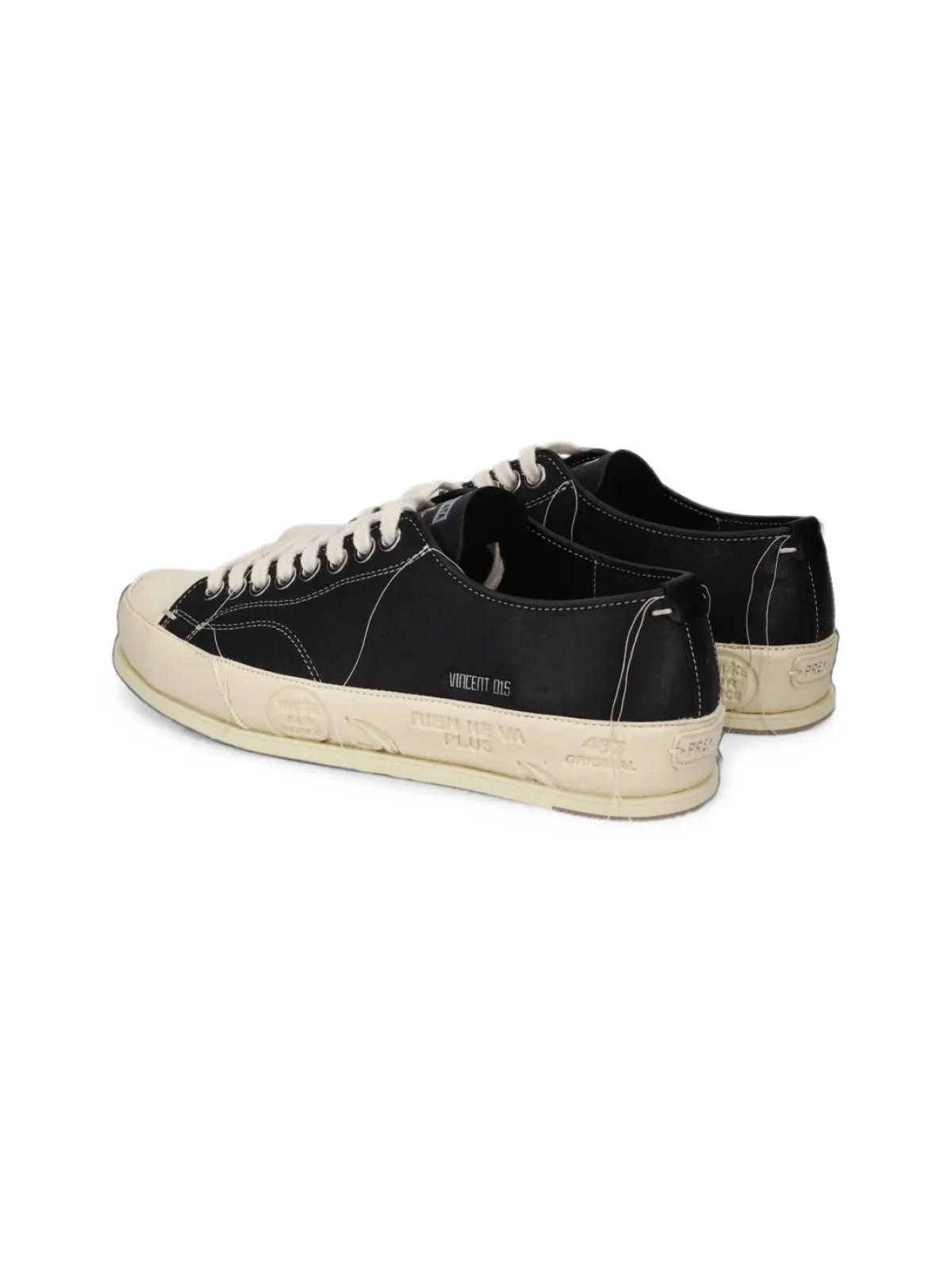 Premiata Vincent Sneaker — Black, view 2