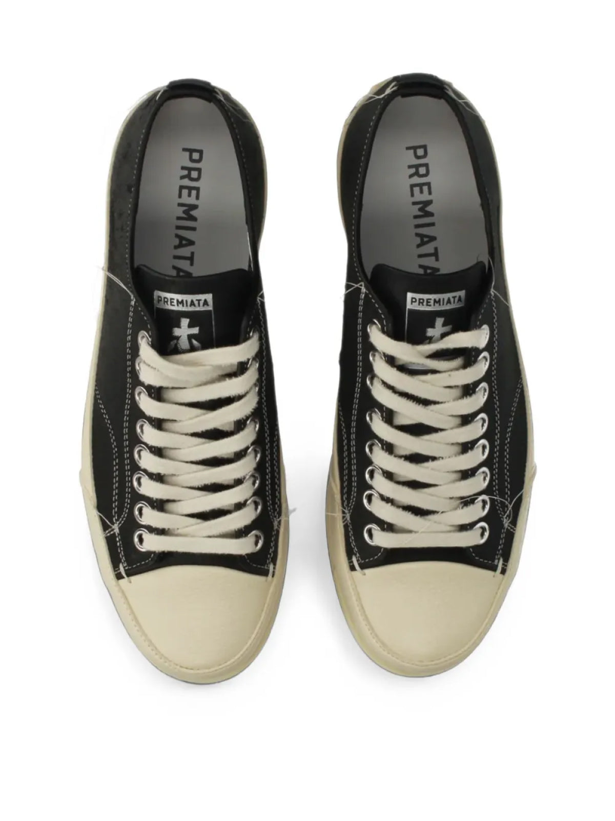 Premiata Vincent Sneaker — Black, view 3