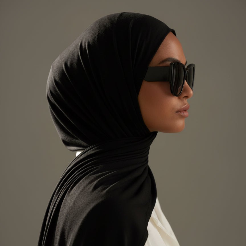 Premium Bamboo Jersey Hijab, view 2