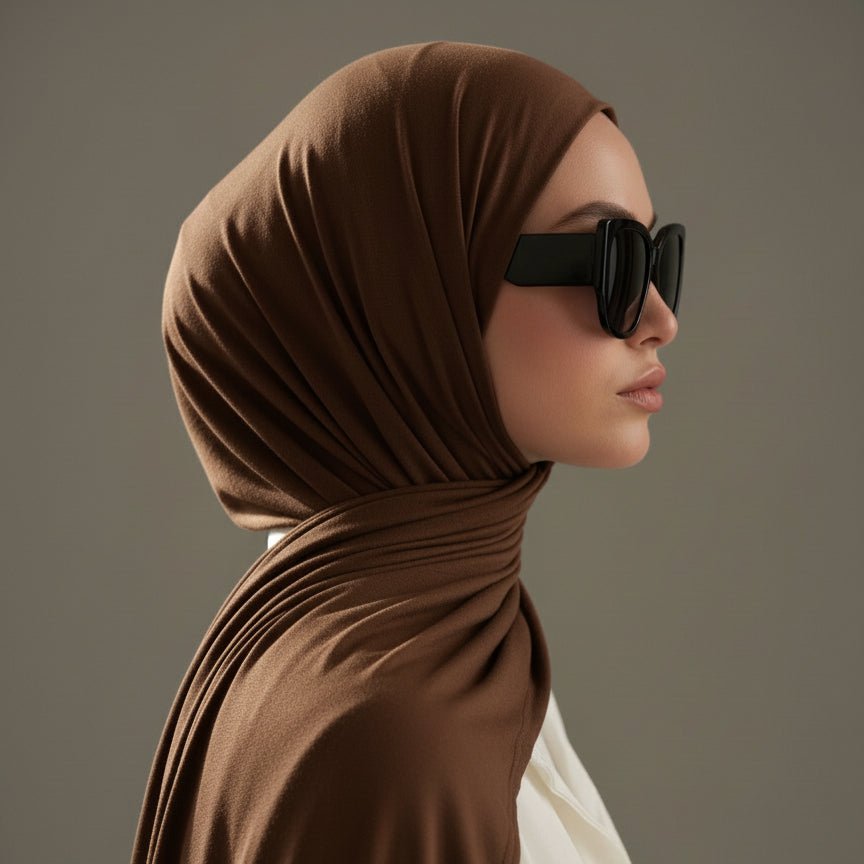 Premium Bamboo Jersey Hijab, view 3