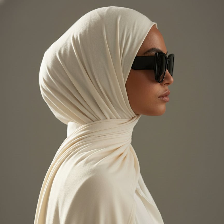 Premium Bamboo Jersey Hijab, view 4