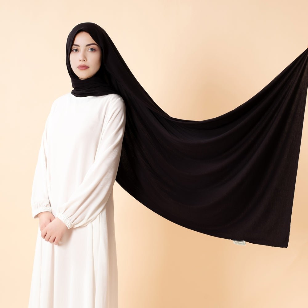 Premium Bamboo Jersey Hijab, view 6
