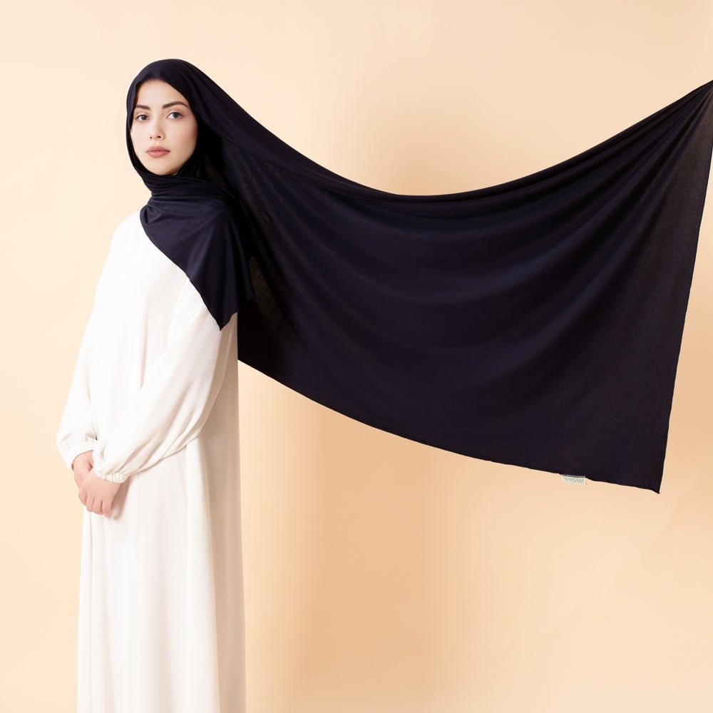 Premium Bamboo Jersey Hijab, view 7