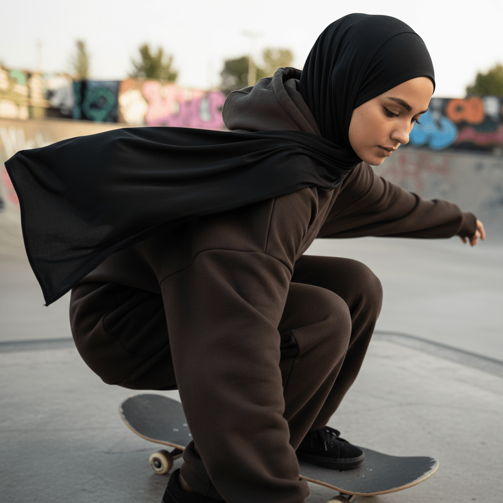 Premium Cooling Non-Slip Hijab, view 6