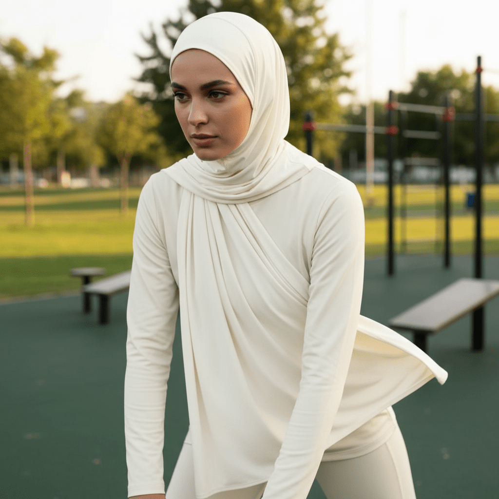 Premium Cooling Non-Slip Hijab, view 7
