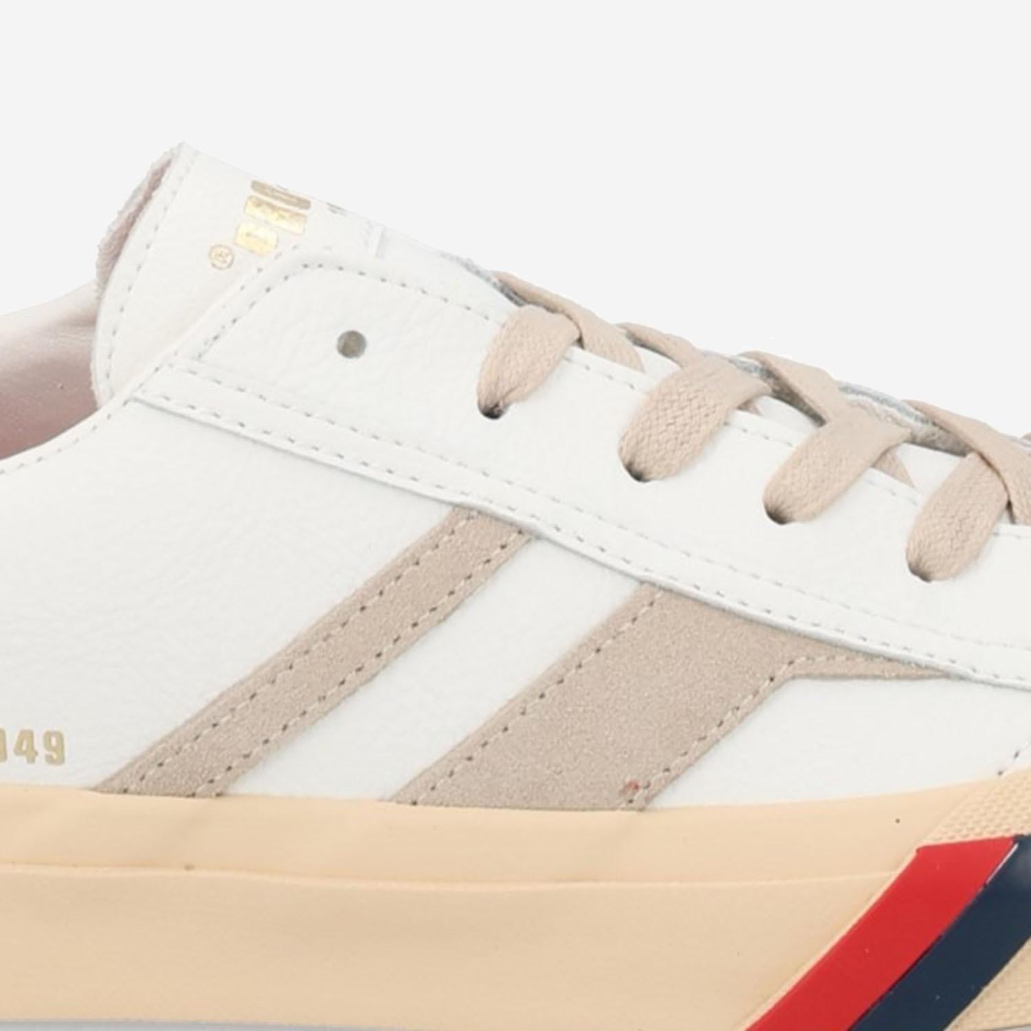 Pro-Keds Leather with Suede Inserts Sneakers — White by Pro-Keds