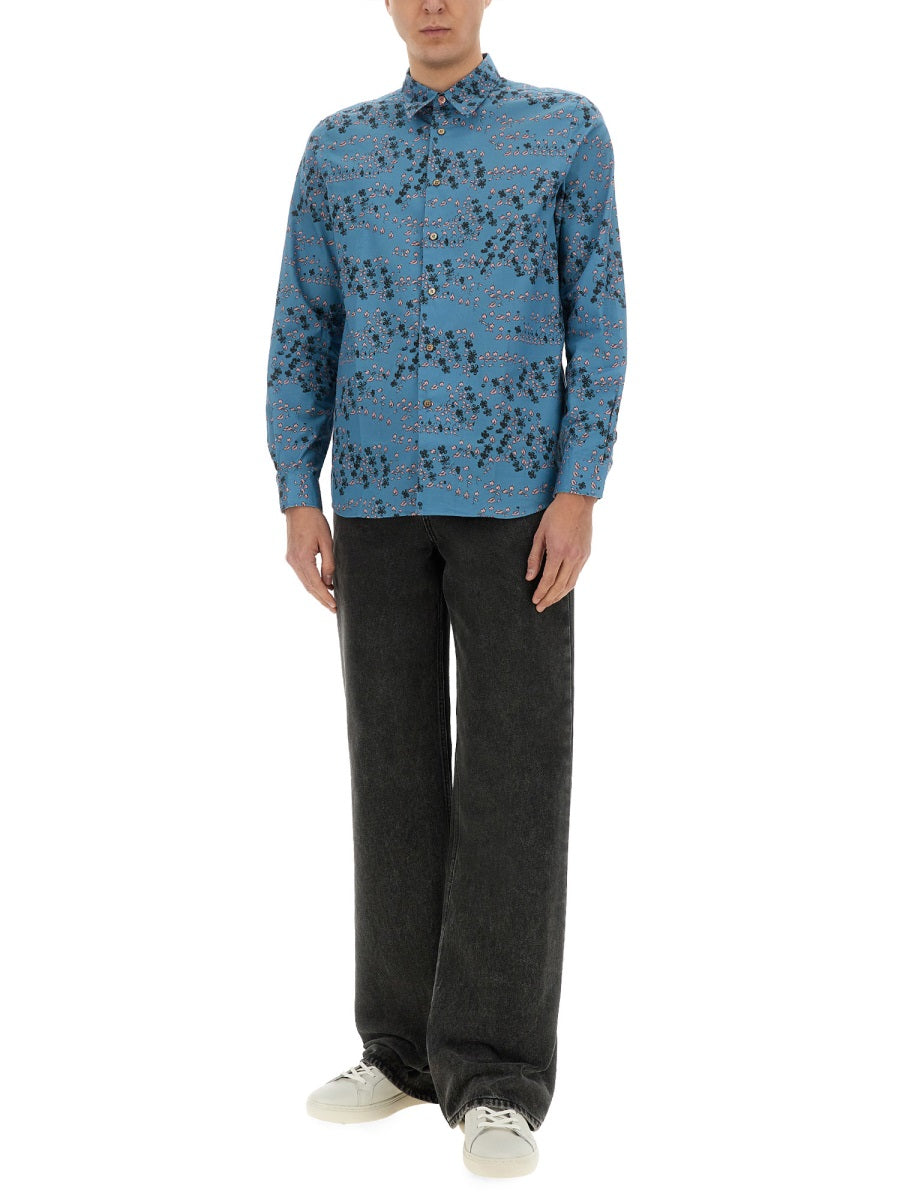 Ps Paul Smith Organic Cotton Shirt — Multicolor, view 4
