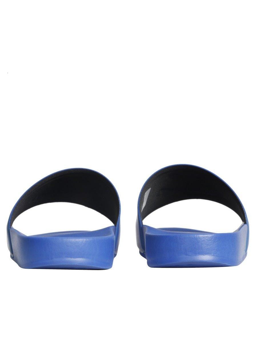 Ps Paul Smith Rubber Slide Sandals — Blue by Ps Paul Smith