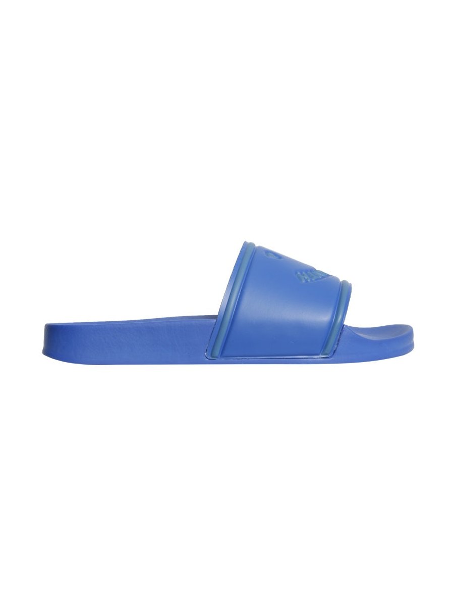 Ps Paul Smith Rubber Slide Sandals — Blue, view 2