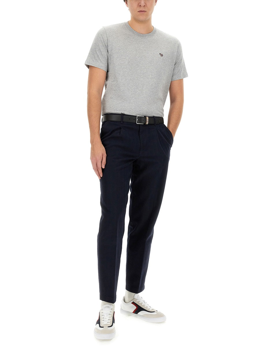 Ps Paul Smith Organic Cotton T-Shirt — Gray, view 4