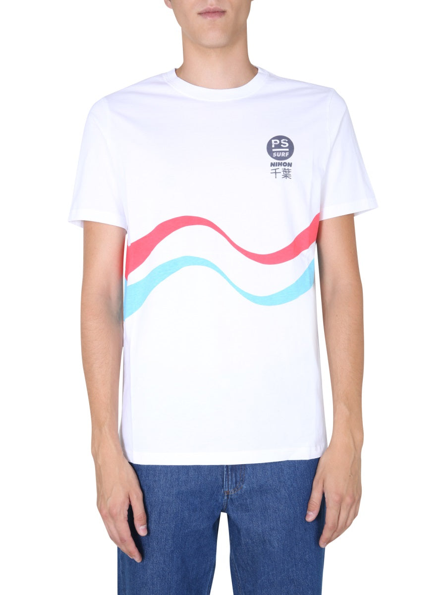 Ps Paul Smith Organic Cotton T-Shirt — White by Ps Paul Smith