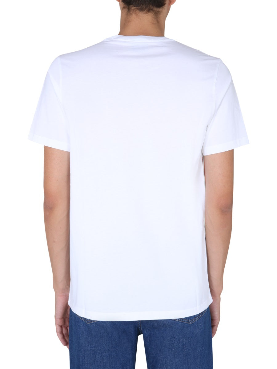 Ps Paul Smith Organic Cotton T-Shirt — White, view 2