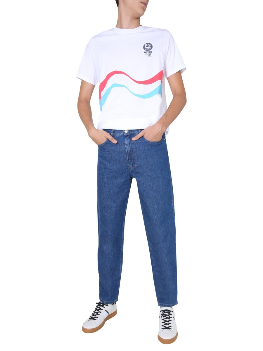 Ps Paul Smith Organic Cotton T-Shirt — White, view 3