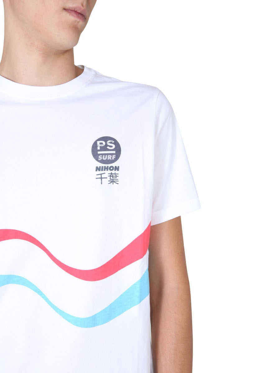Ps Paul Smith Organic Cotton T-Shirt — White, view 4