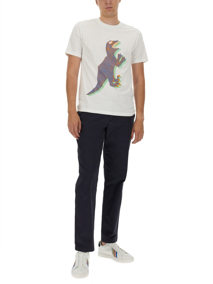 Ps Paul Smith Organic Cotton Trousers — Blue, view 2