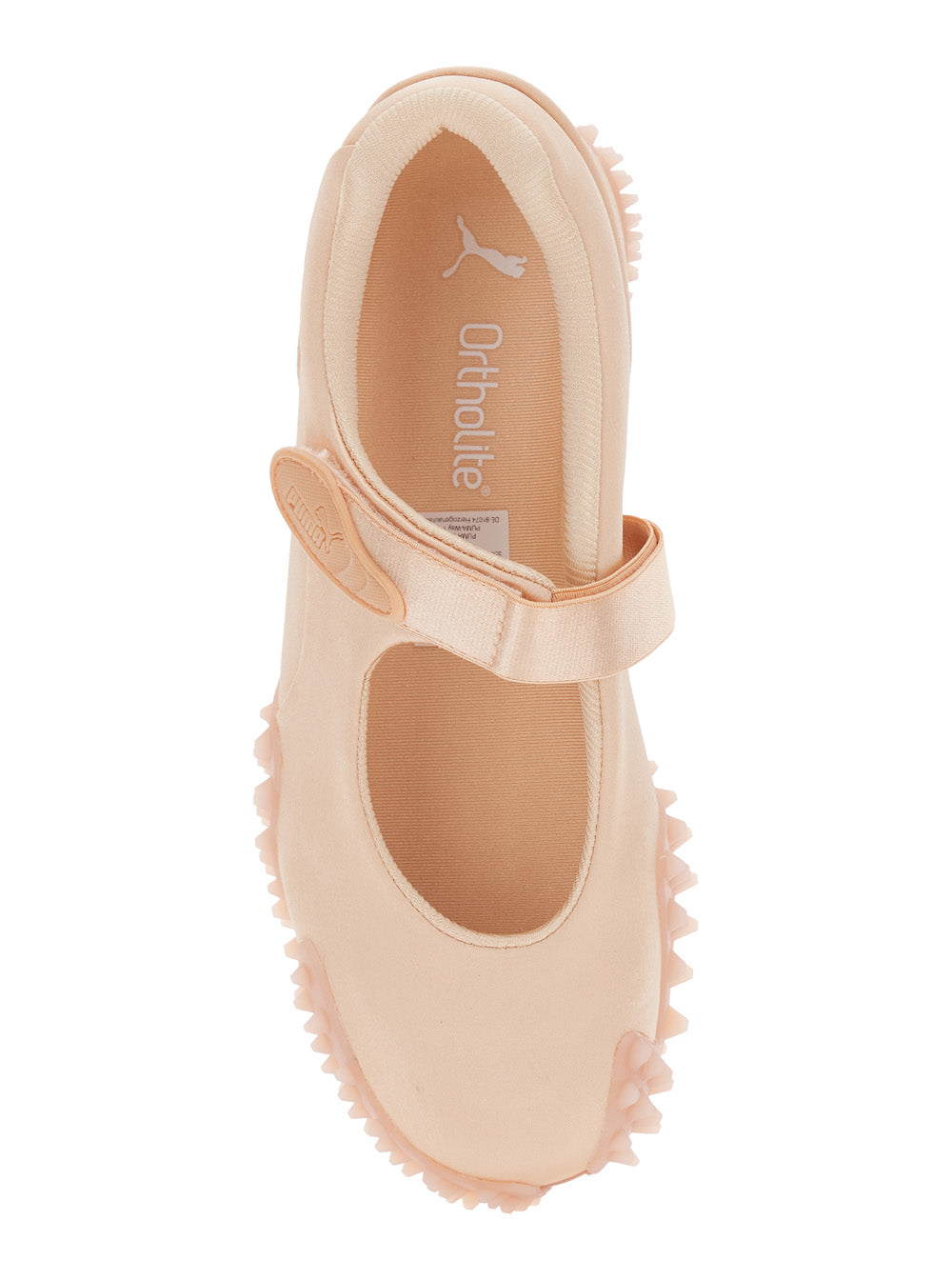Puma Textured Rubber Sole Ballet Flat — Pink, view 3