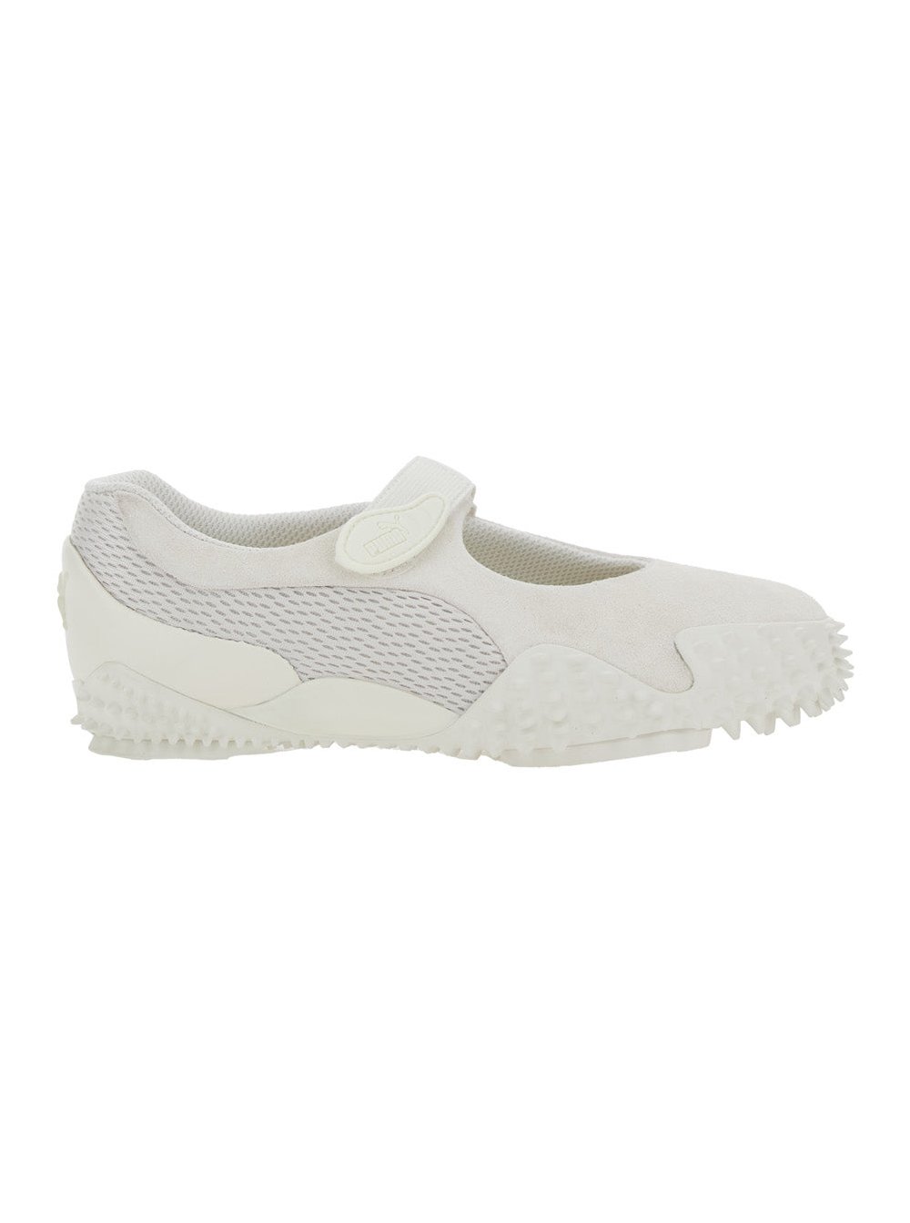 Puma Suede and Mesh with Touch-Strap Sneaker — White by Puma