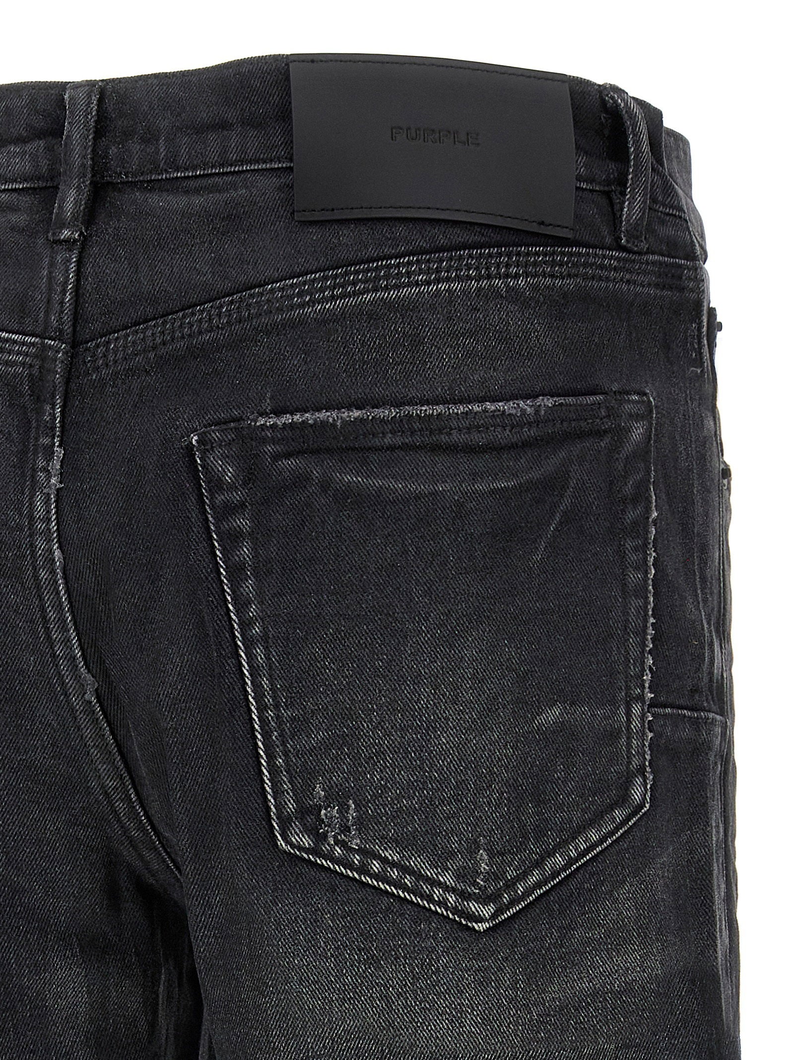 Purple P005 Double Jeans — Gray, view 4