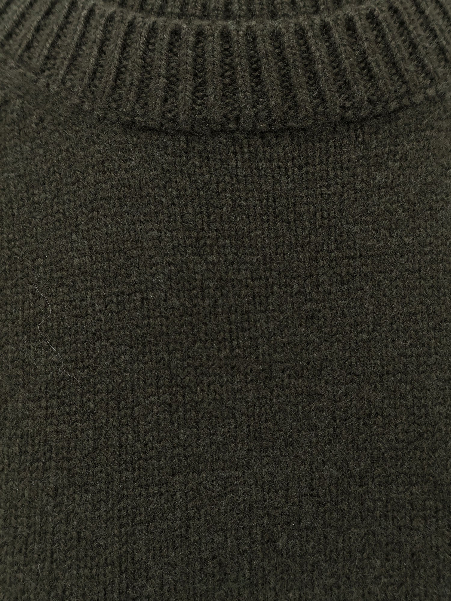 R2w Wool and Cashmere Sweater — Green, view 5