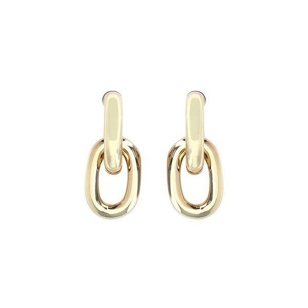Rabanne Double XL Link Earrings — Gold by Rabanne