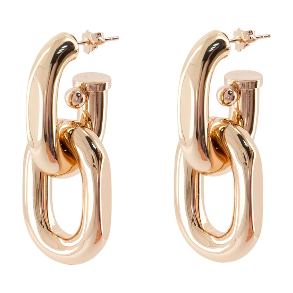 Rabanne Chunky Chain-Link Earrings — Rose gold by Rabanne
