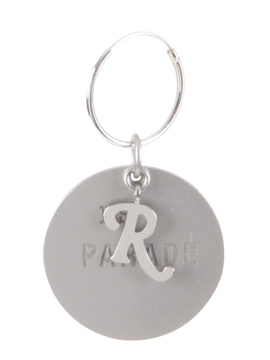 Raf Simons Circle Silver Single Earring — Silver by Raf Simons