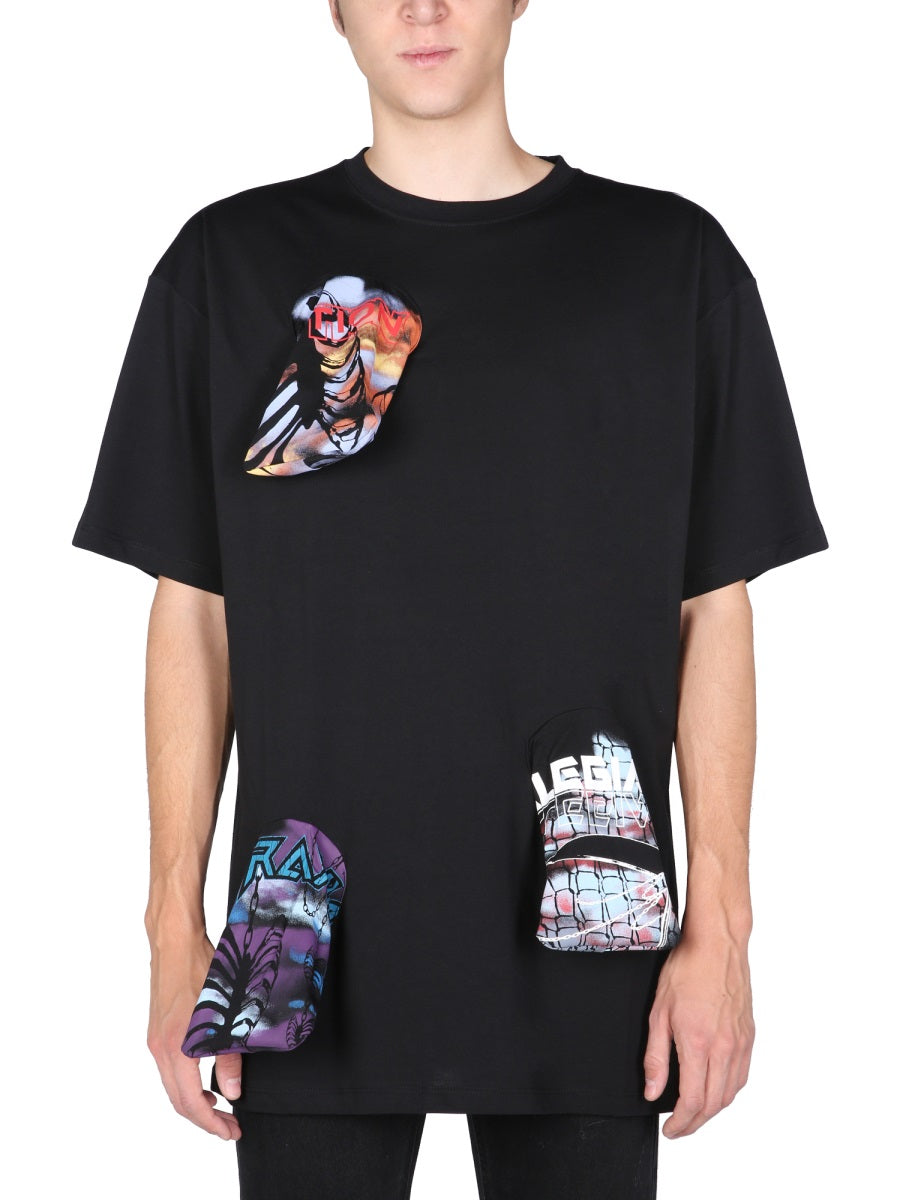 Raf Simons Printed Details T-Shirt — Black by Raf Simons