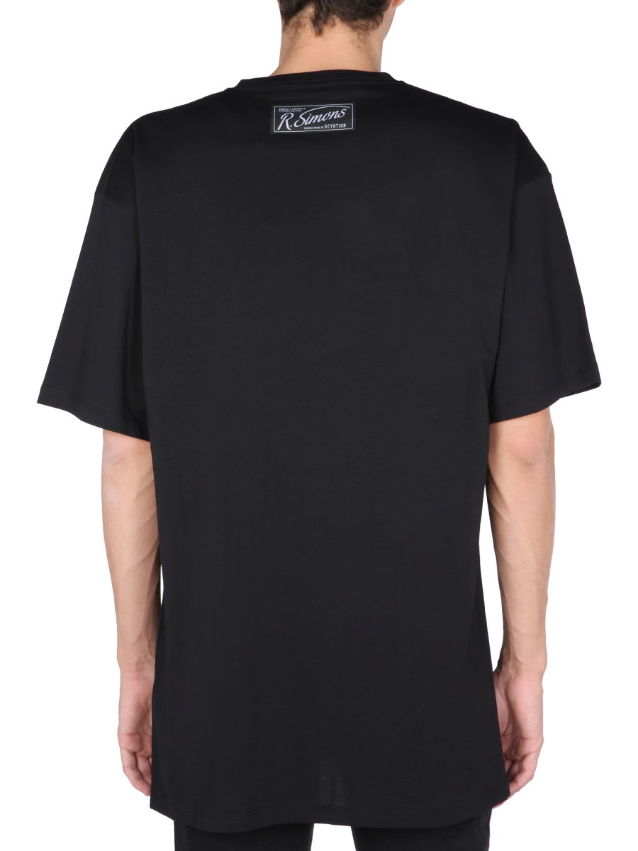 Raf Simons Printed Details T-Shirt — Black, view 2
