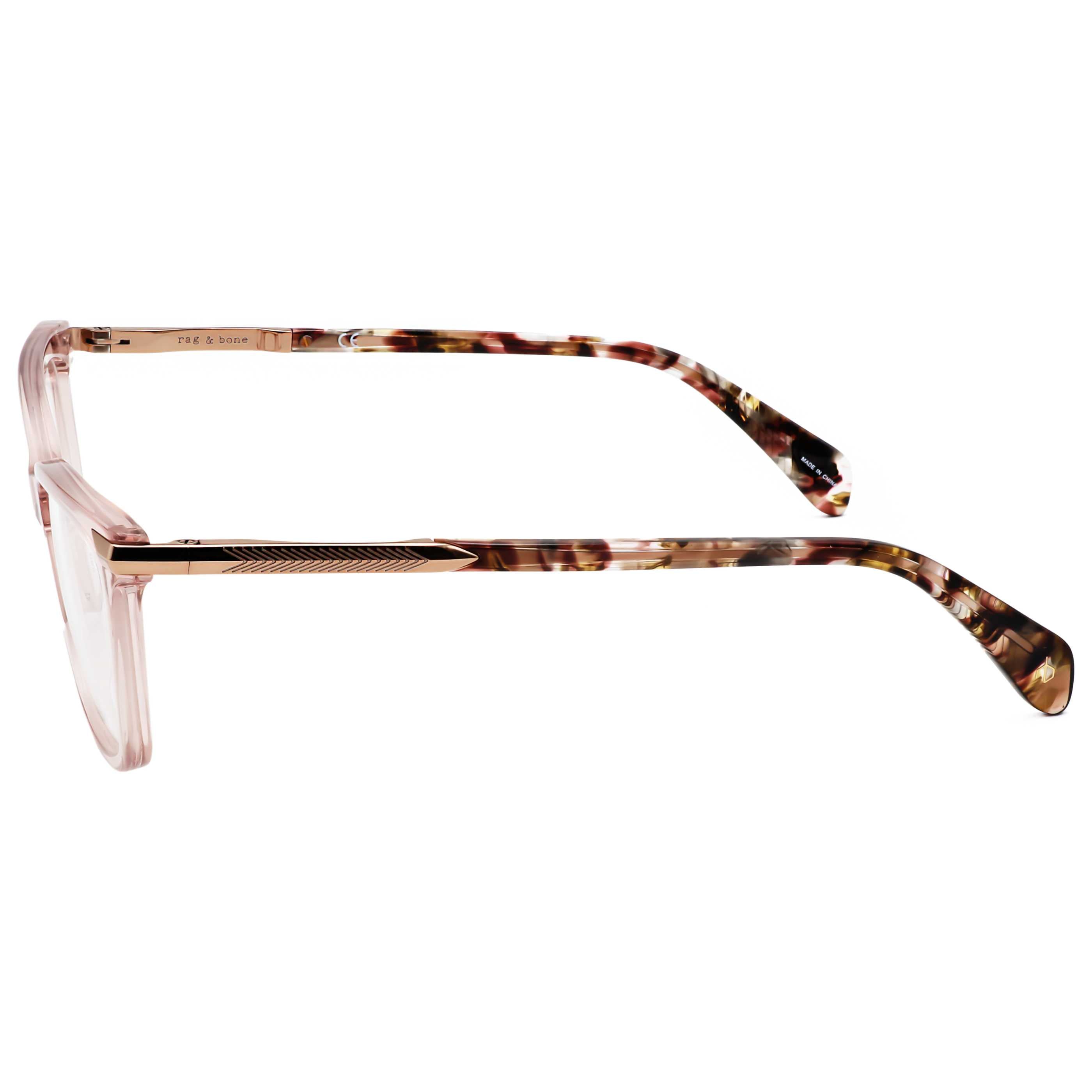 Rag & Bone RNB305010A51 Pink Acetate Eyeglasses — Pink, view 2