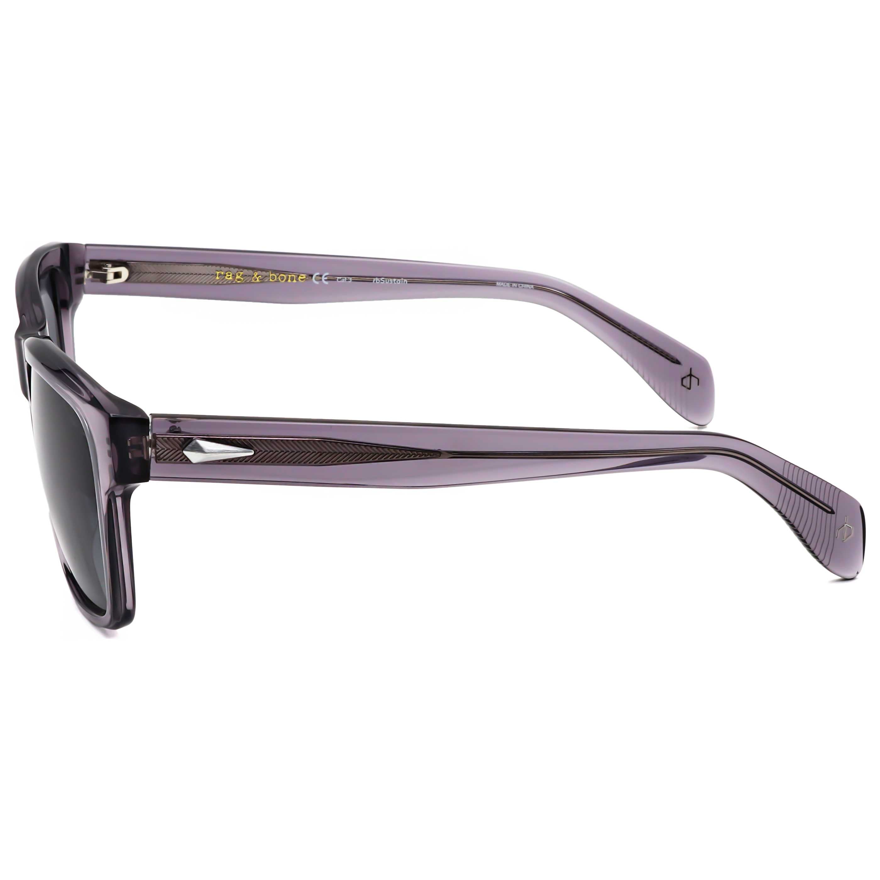 Rag & Bone RNB5041SKB754 Square Acetate Sunglasses — Gray, view 2