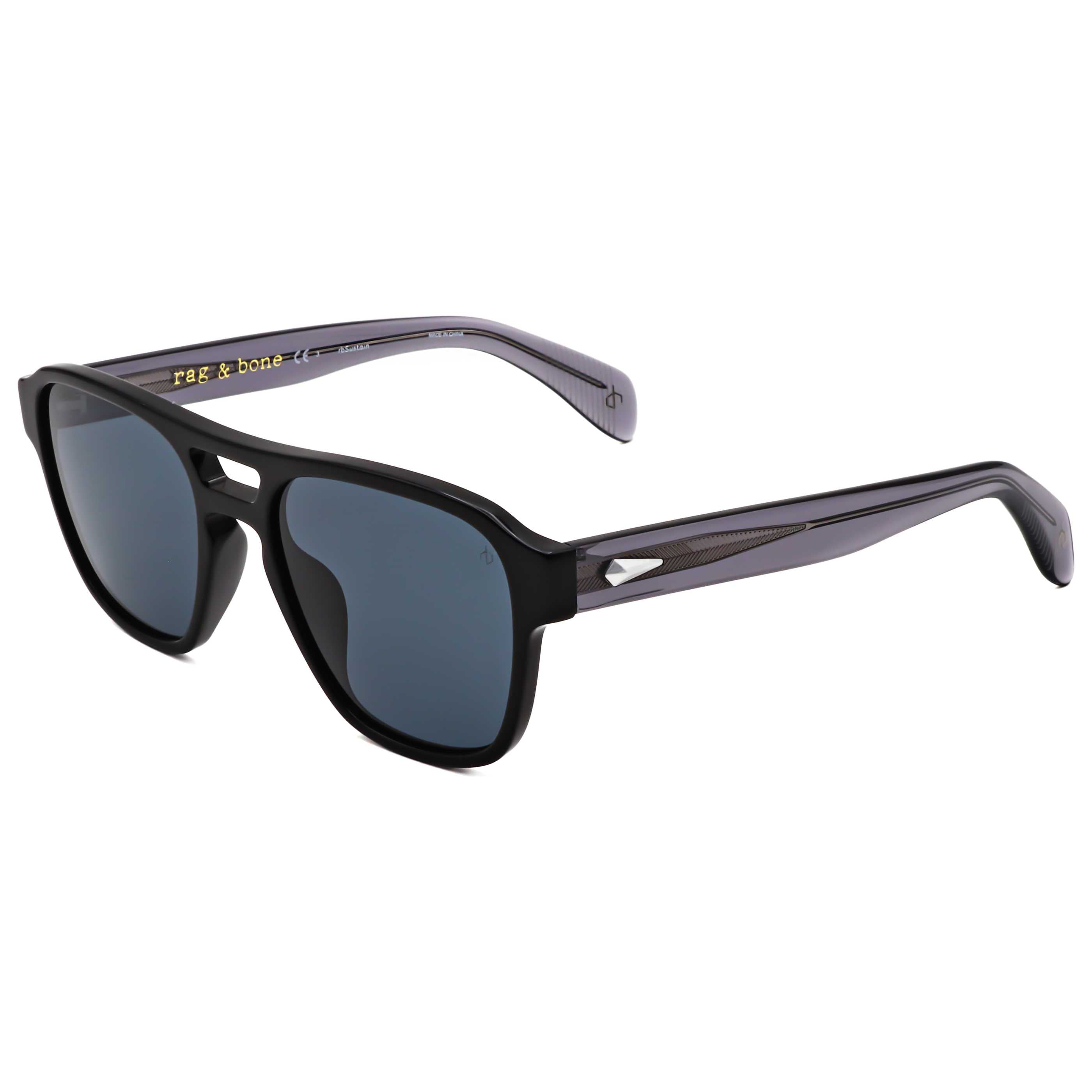 Rag & Bone RNB5045S80754 54mm Black Sunglasses — Black by Rag & Bone