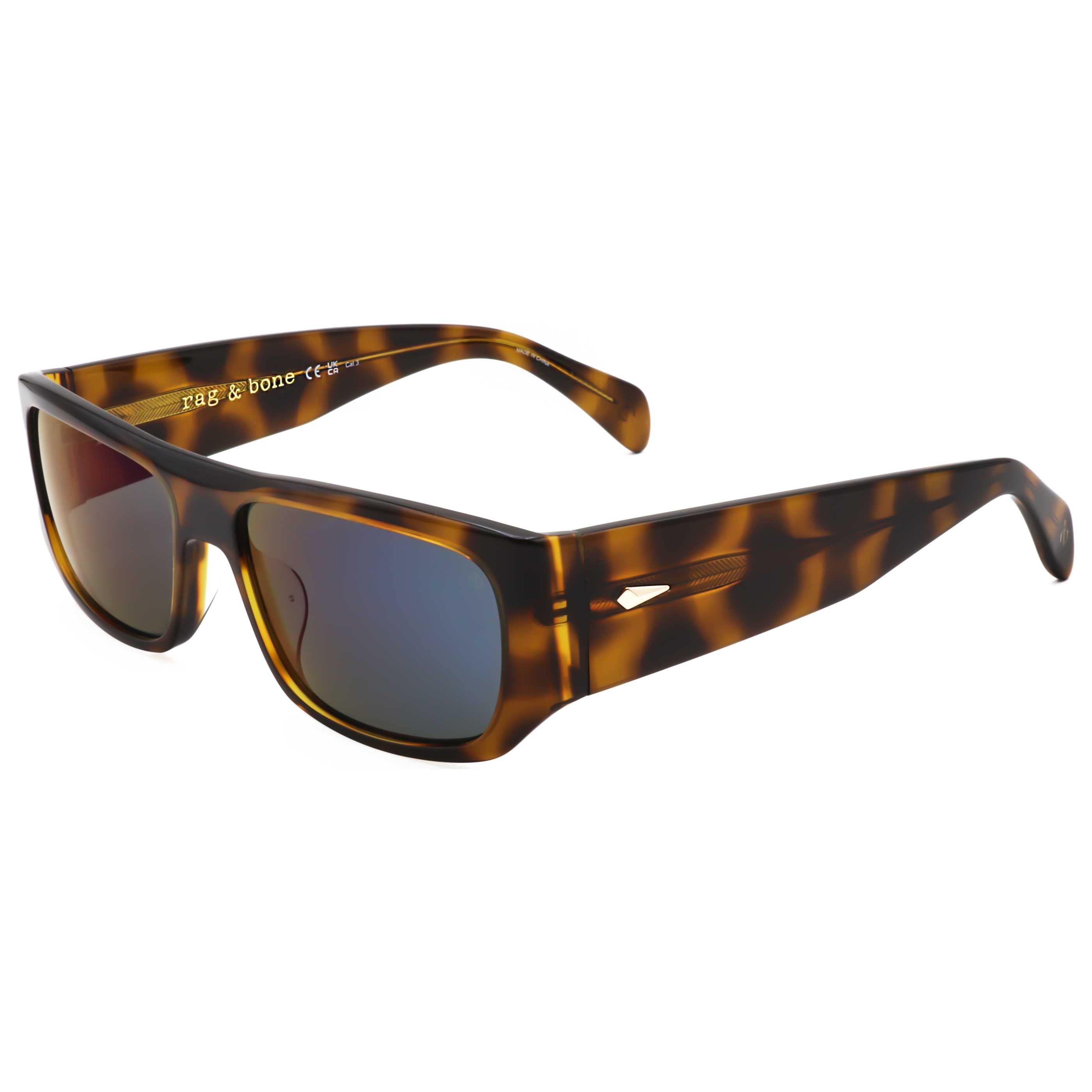 Rag & Bone RNB5058S08656 Tortoiseshell Acetate Sunglasses — Brown by Rag & Bone