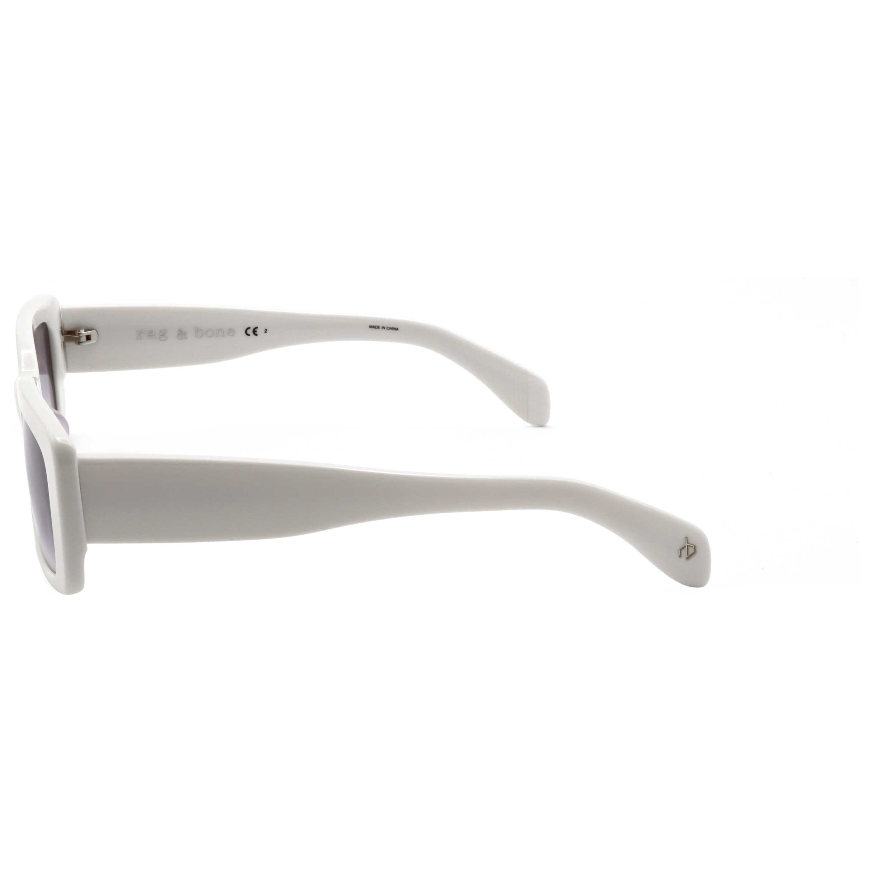 Rag & Bone RNB6002SVK652 Gradient Lens Sunglasses — White, view 2