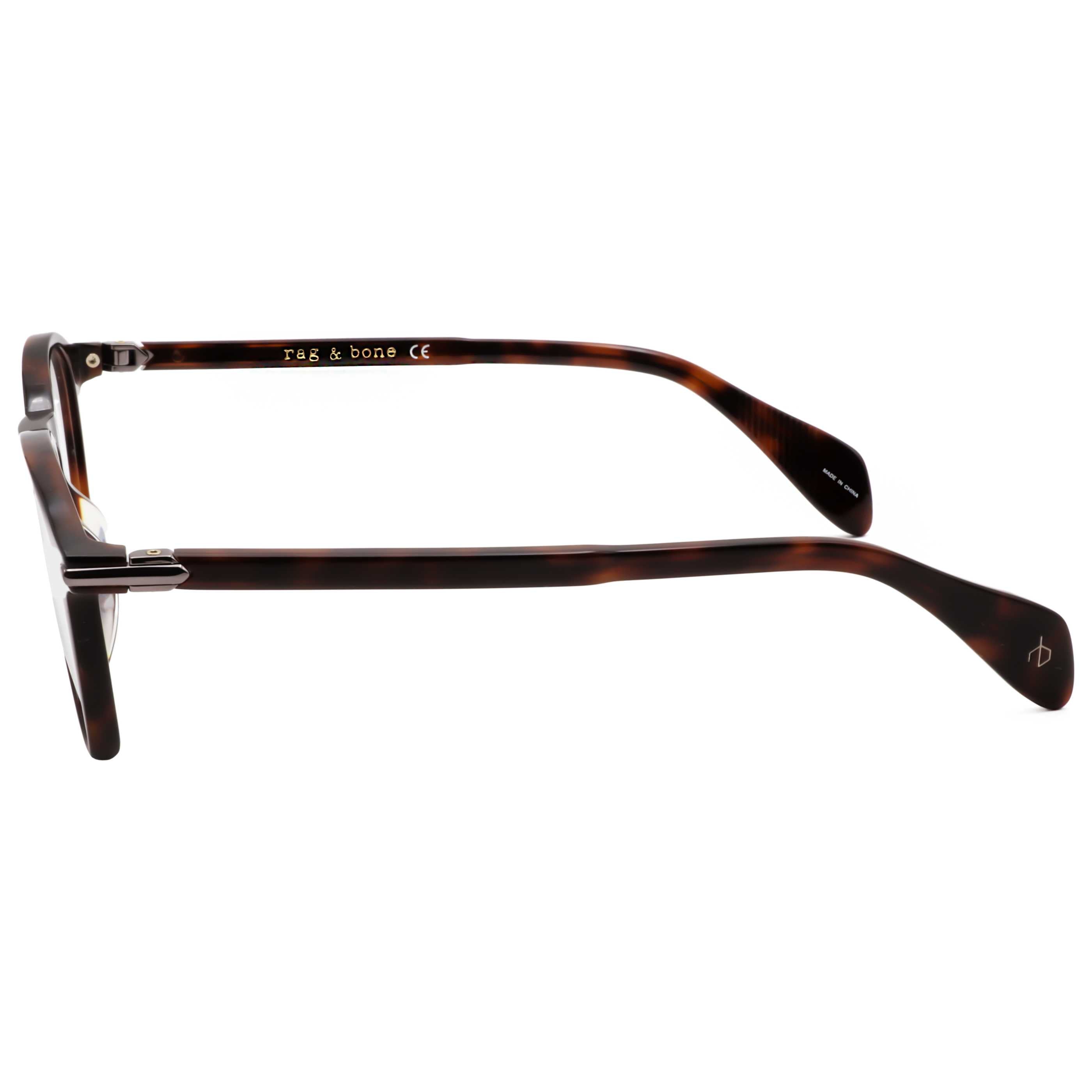 Rag & Bone RNB702008648 Acetate Eyeglasses — Brown, view 2