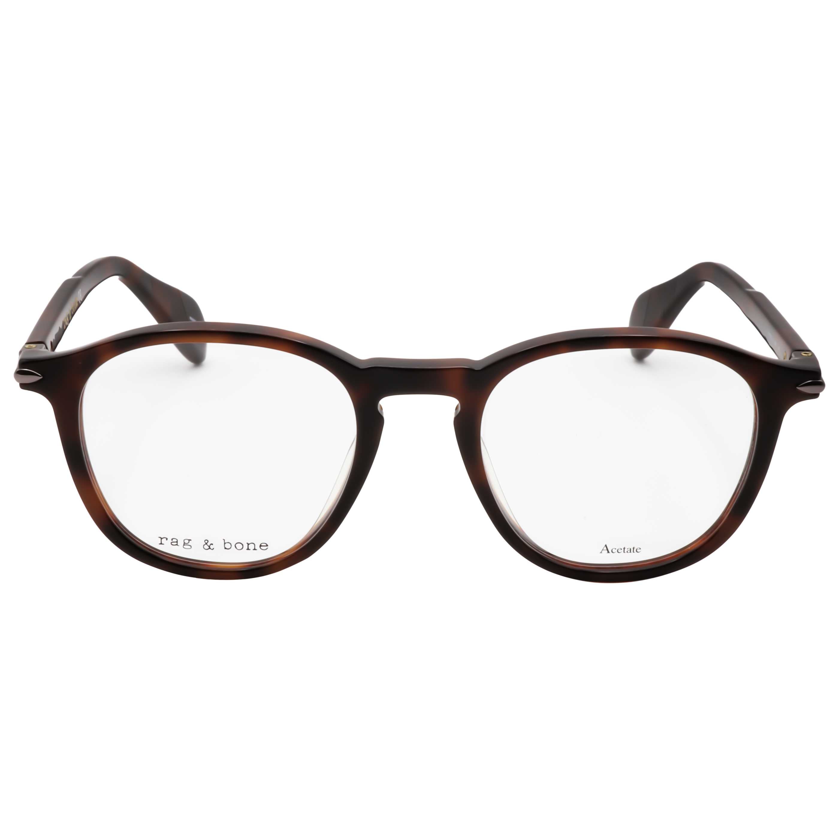 Rag & Bone RNB702008648 Acetate Eyeglasses — Brown, view 3